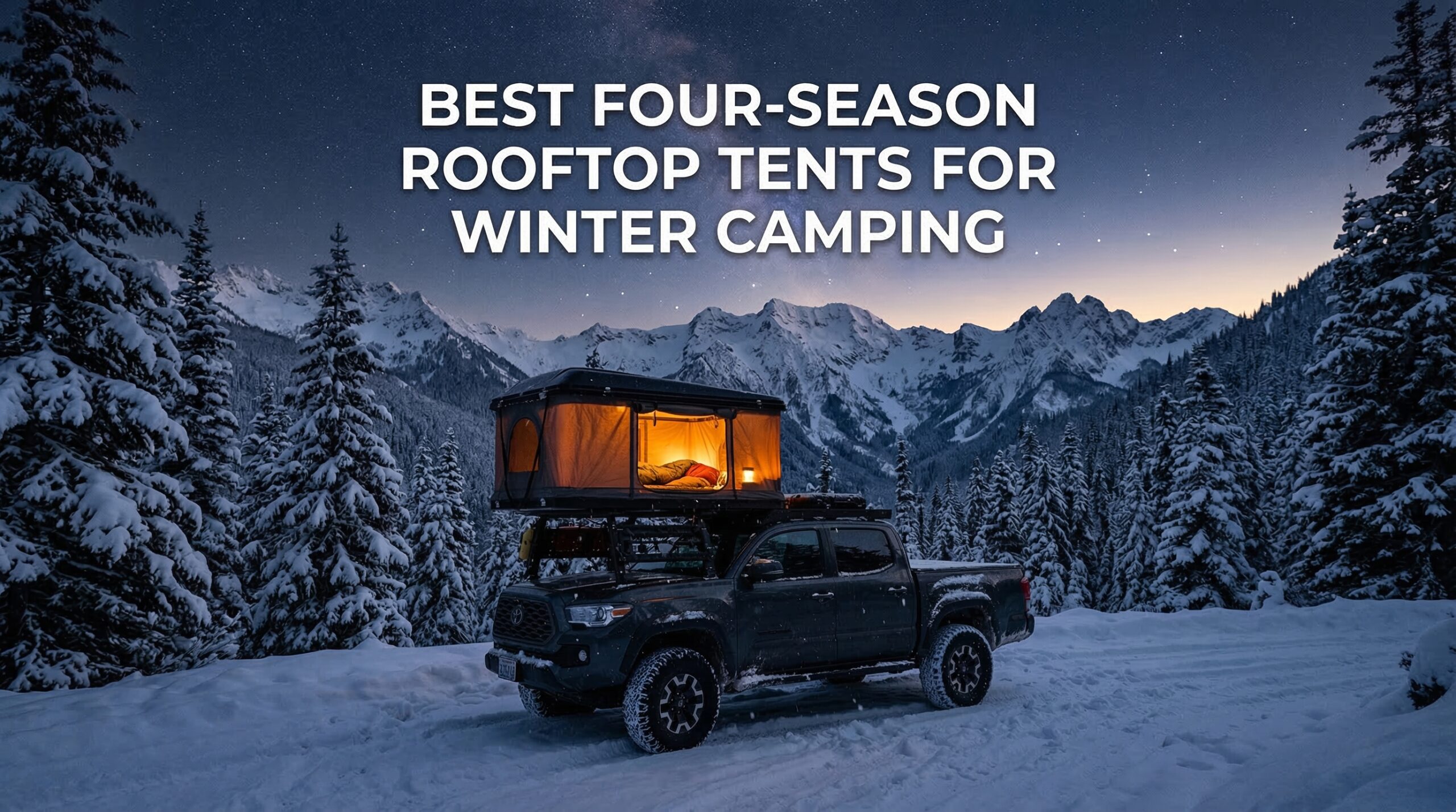 best four-season rooftop tents for winter camping