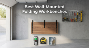 best garage wall-mounted folding workbenches