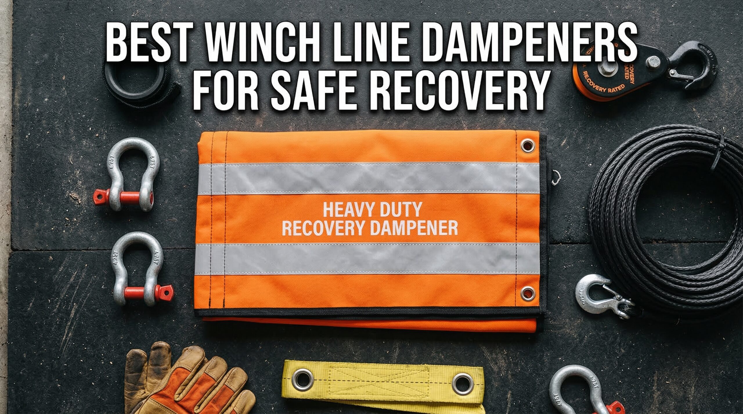 best winch line dampeners for safe recovery