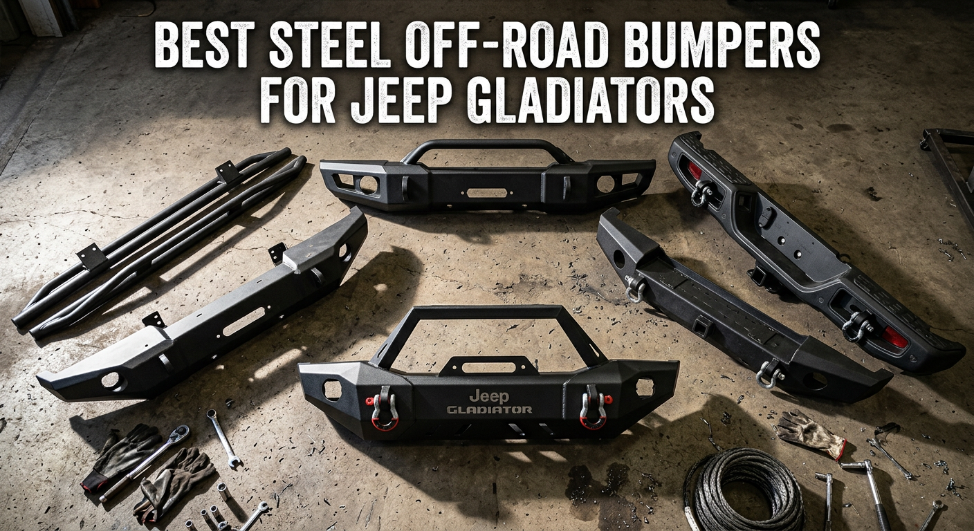 best steel off-road bumpers for Jeep Gladiators