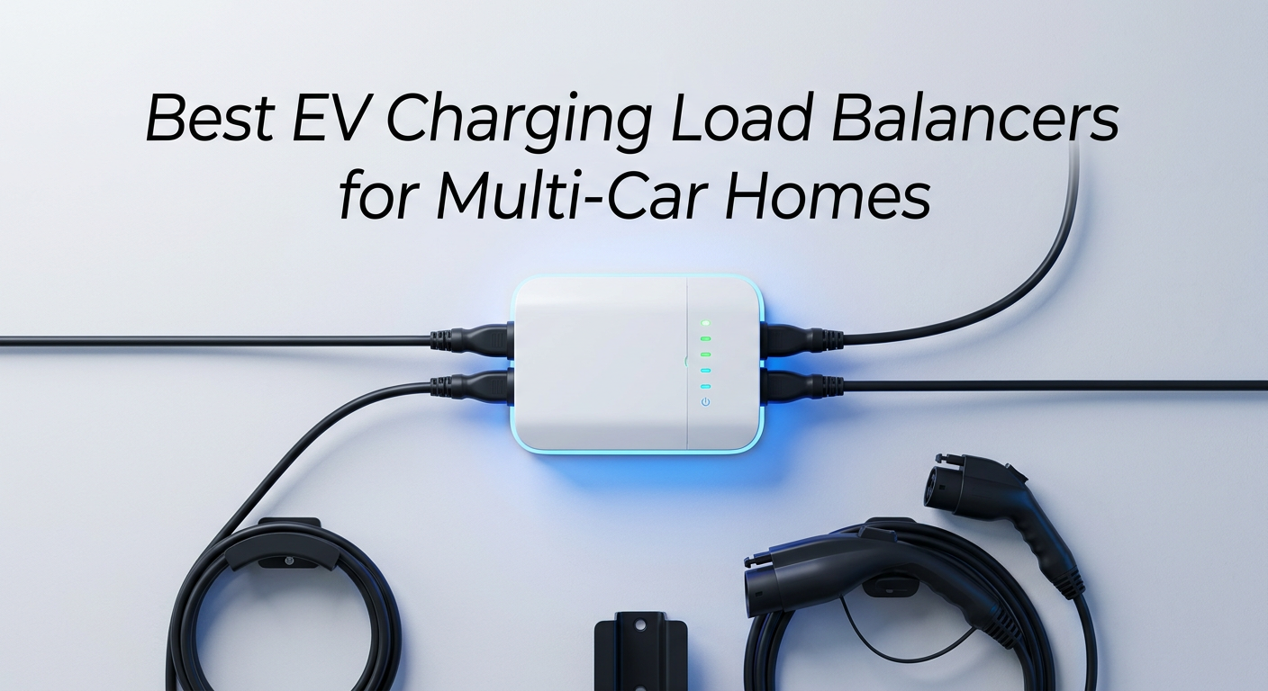 best EV charging load balancers for multi-car homes