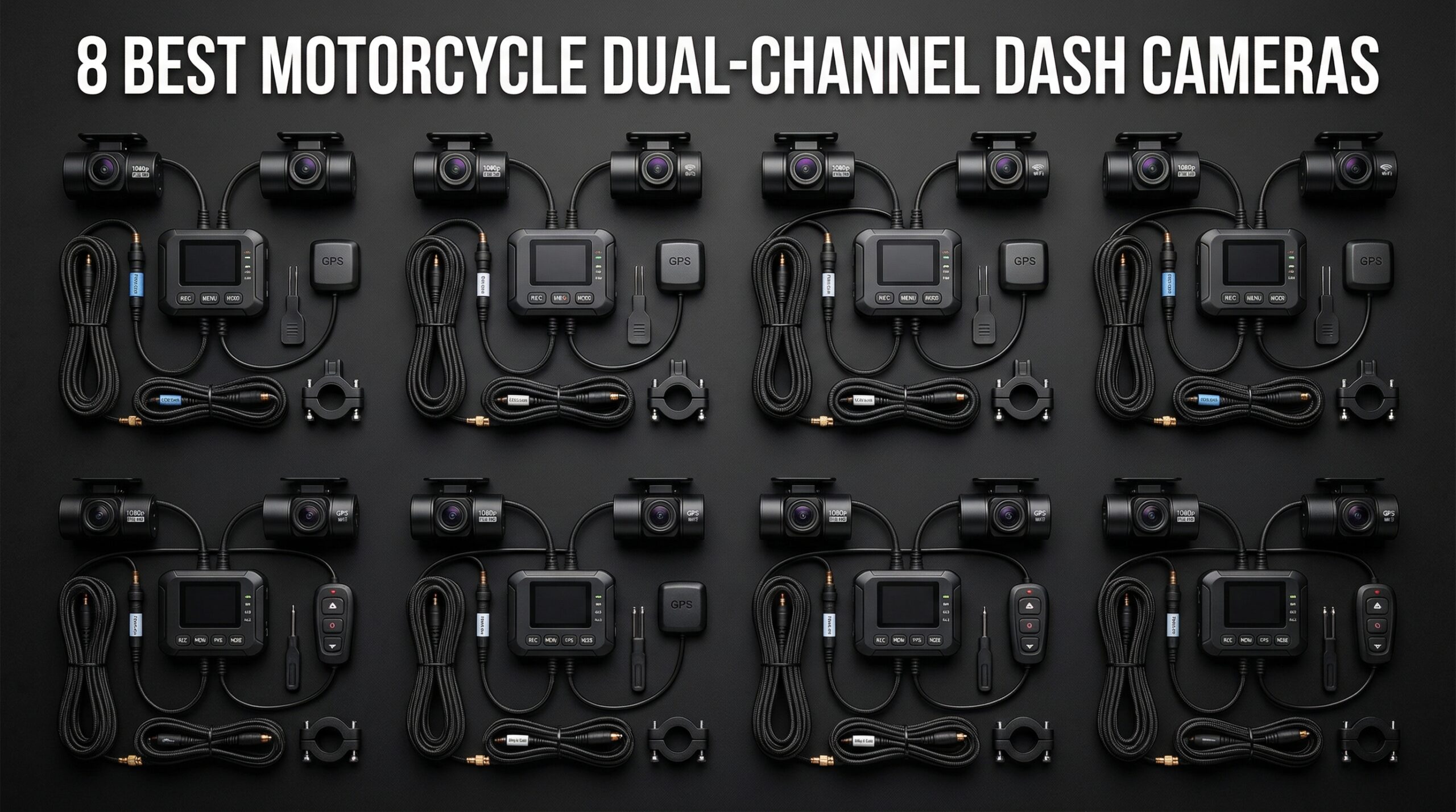 best motorcycle dual-channel dash cameras