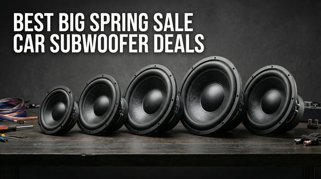 Current image: Best Big Spring Sale Car Subwoofer Deals on Amazon