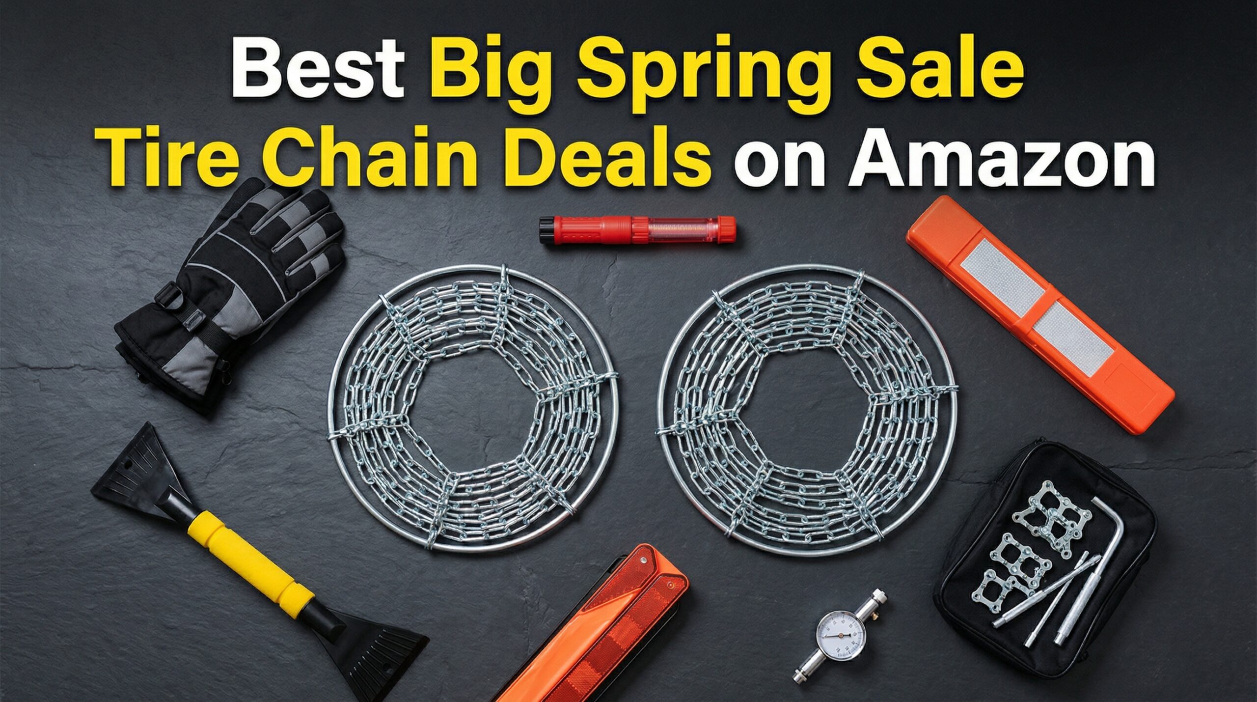 Best Big Spring Sale Tire Chain Deals on Amazon