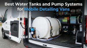 best water tanks and pump systems for mobile detailing vans