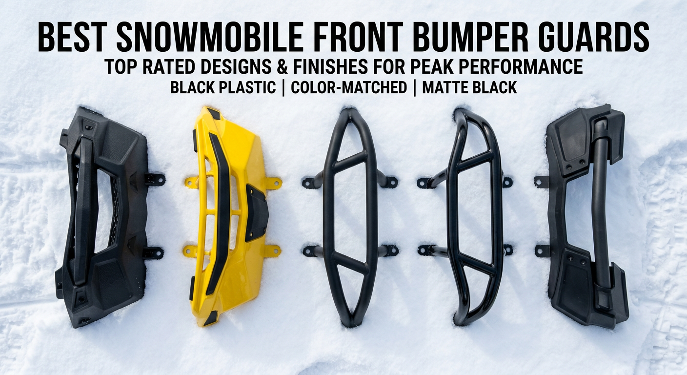 best snowmobile front bumper guards for trail protection