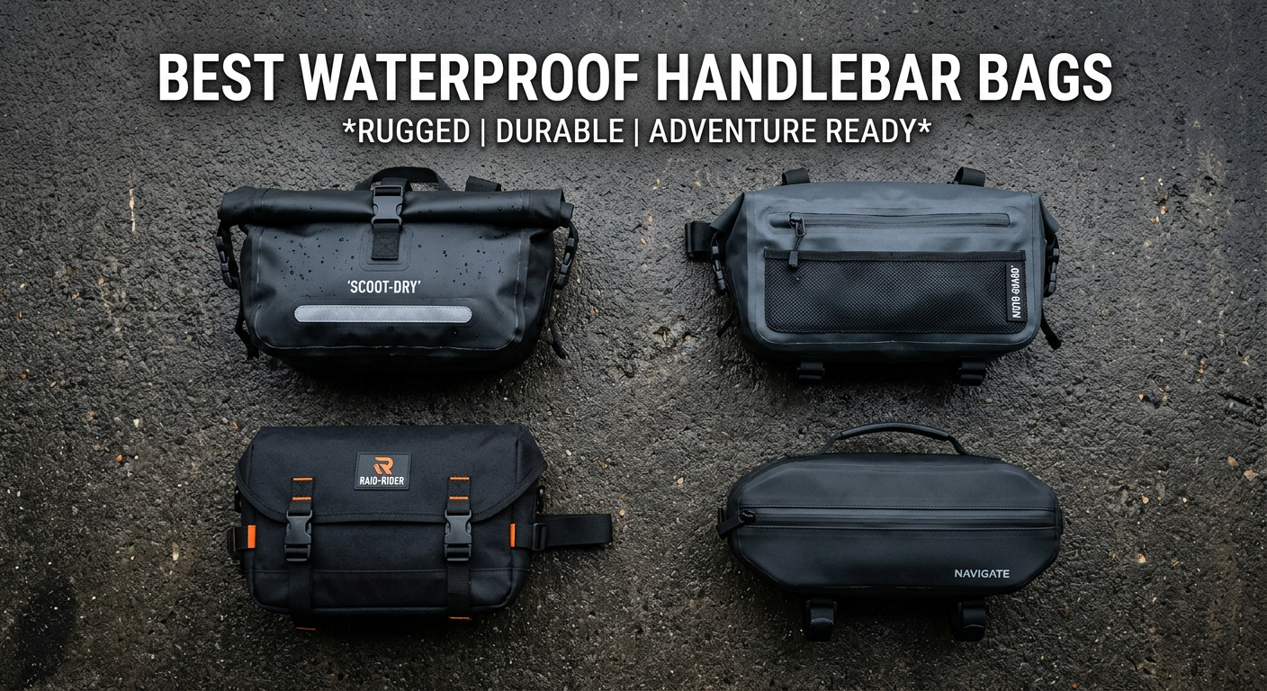 best electric scooter waterproof handlebar bags