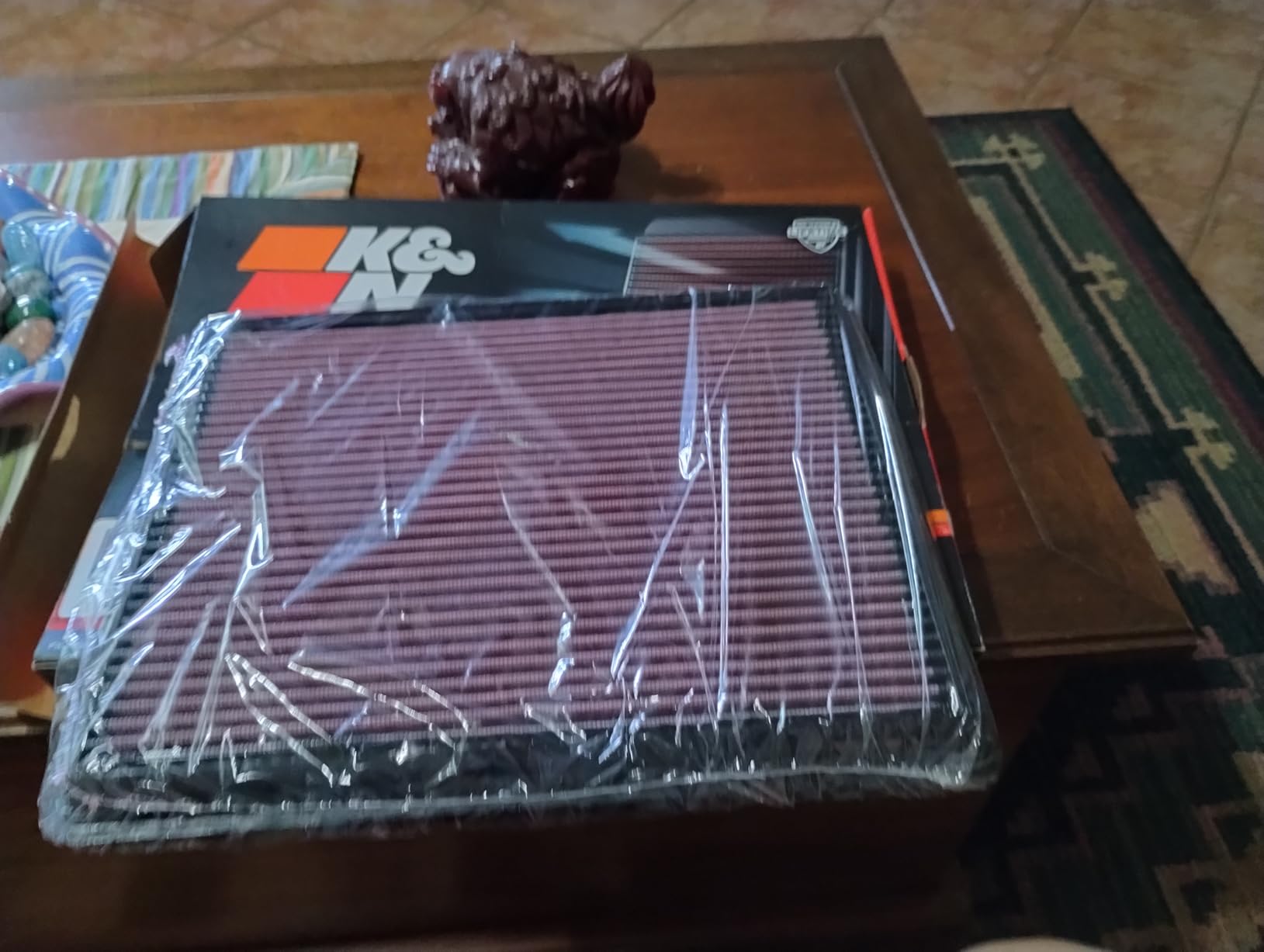 K&N High-Flow Original Lifetime Engine Air Filter: Increase Power: Compatible with 1999-2020 Cadillac/Chevrolet/GMC: Escalade, Avalanche, Cheyenne, Silverado, Suburban, Tahoe, Sierra, Yukon, 33-2129 customer photo 1