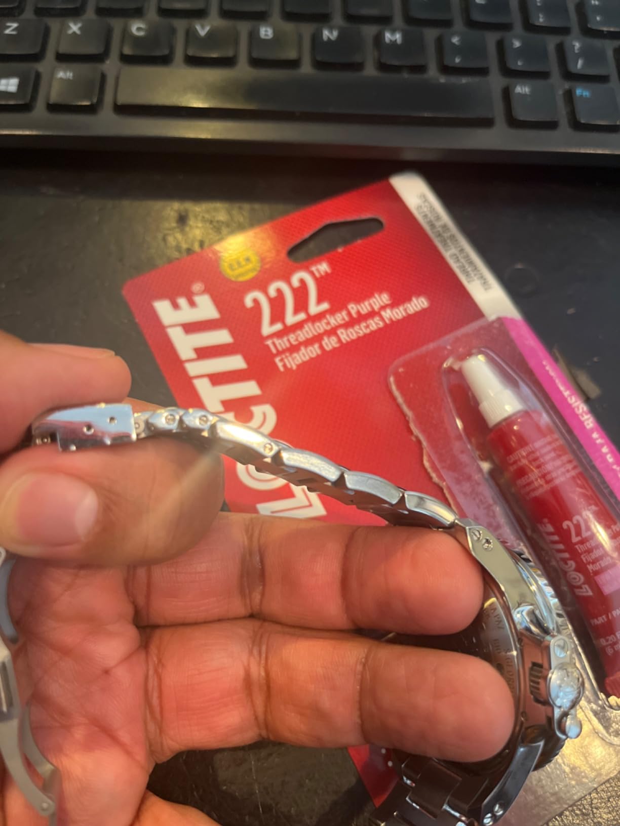 Loctite 38653 222 Purple Low Strength Thread Locker Tube - 6 ml customer photo 2