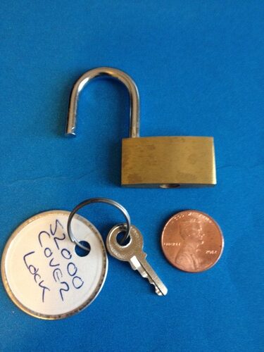 Covercraft ZCBL Car Cover Cable Lock Kit, Brass customer photo 1