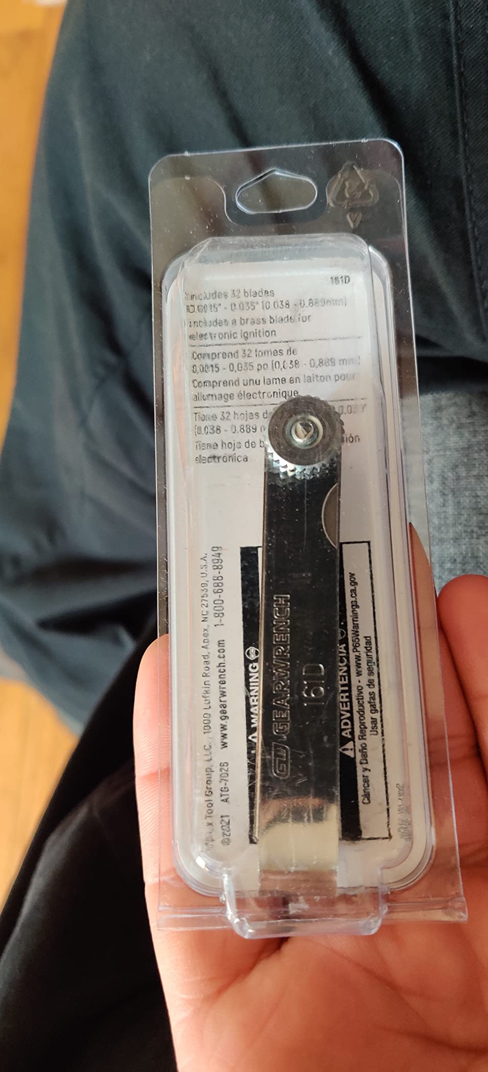 GEARWRENCH 32 Blade Deluxe SAE/Metric Feeler Gauge 161D customer photo 2