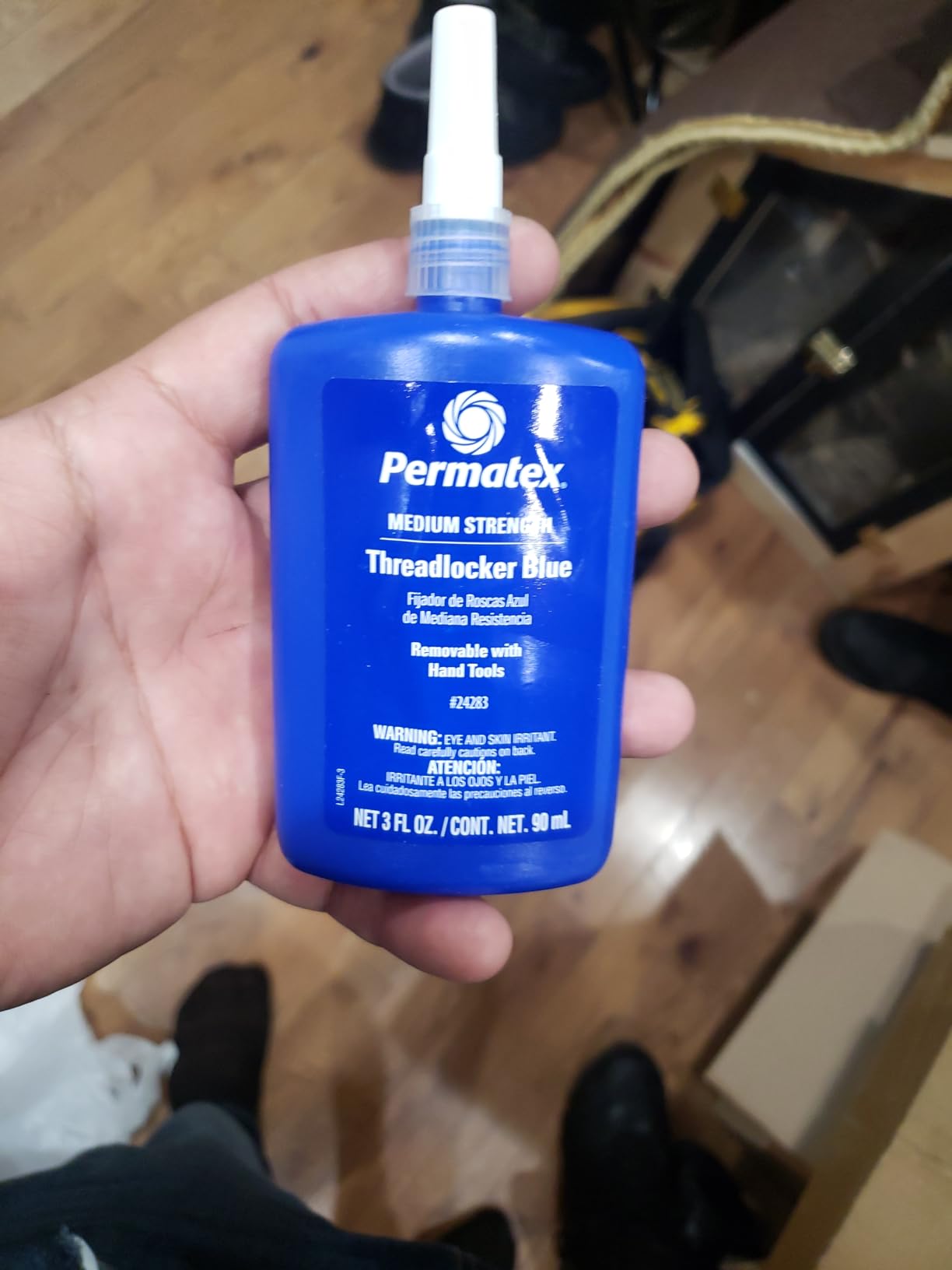 Permatex 24200 Medium Strength Threadlocker Blue, 6 ml, Automotive Threadlocker For Preventing Bolts From Loosening And Corrosion, Removable With Hand Tools customer photo 2