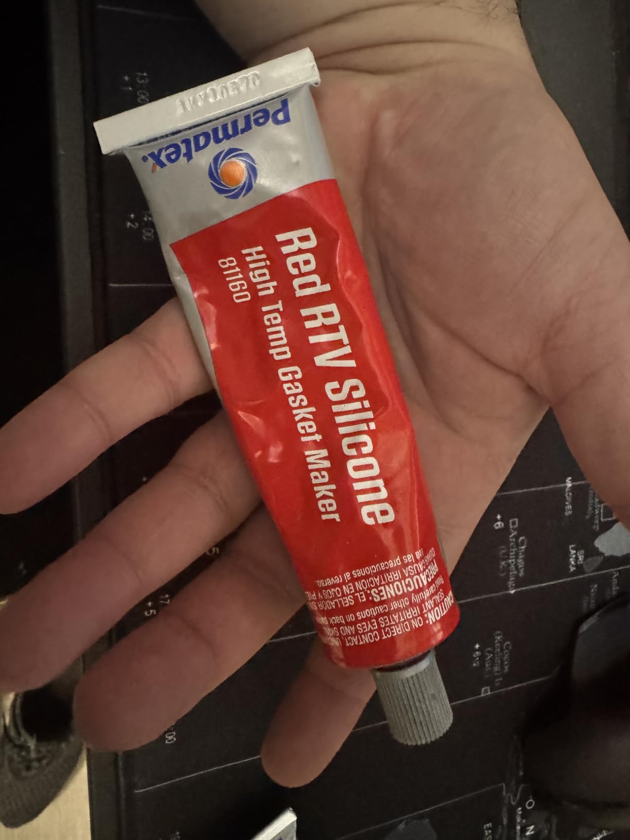 Oregon Permatex 81160 High-Temp Red RTV Silicone Gasket, 3 oz. customer photo 1