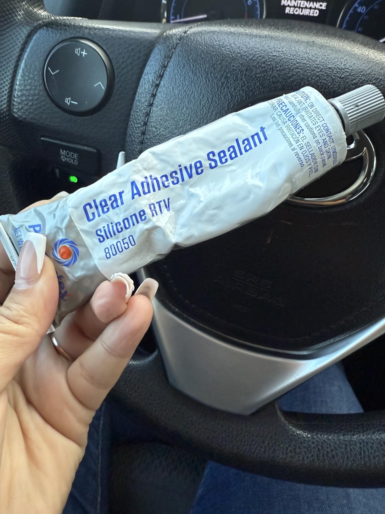 Permatex 80050 Clear RTV Silicone Adhesive Sealant, 3 oz customer photo 1