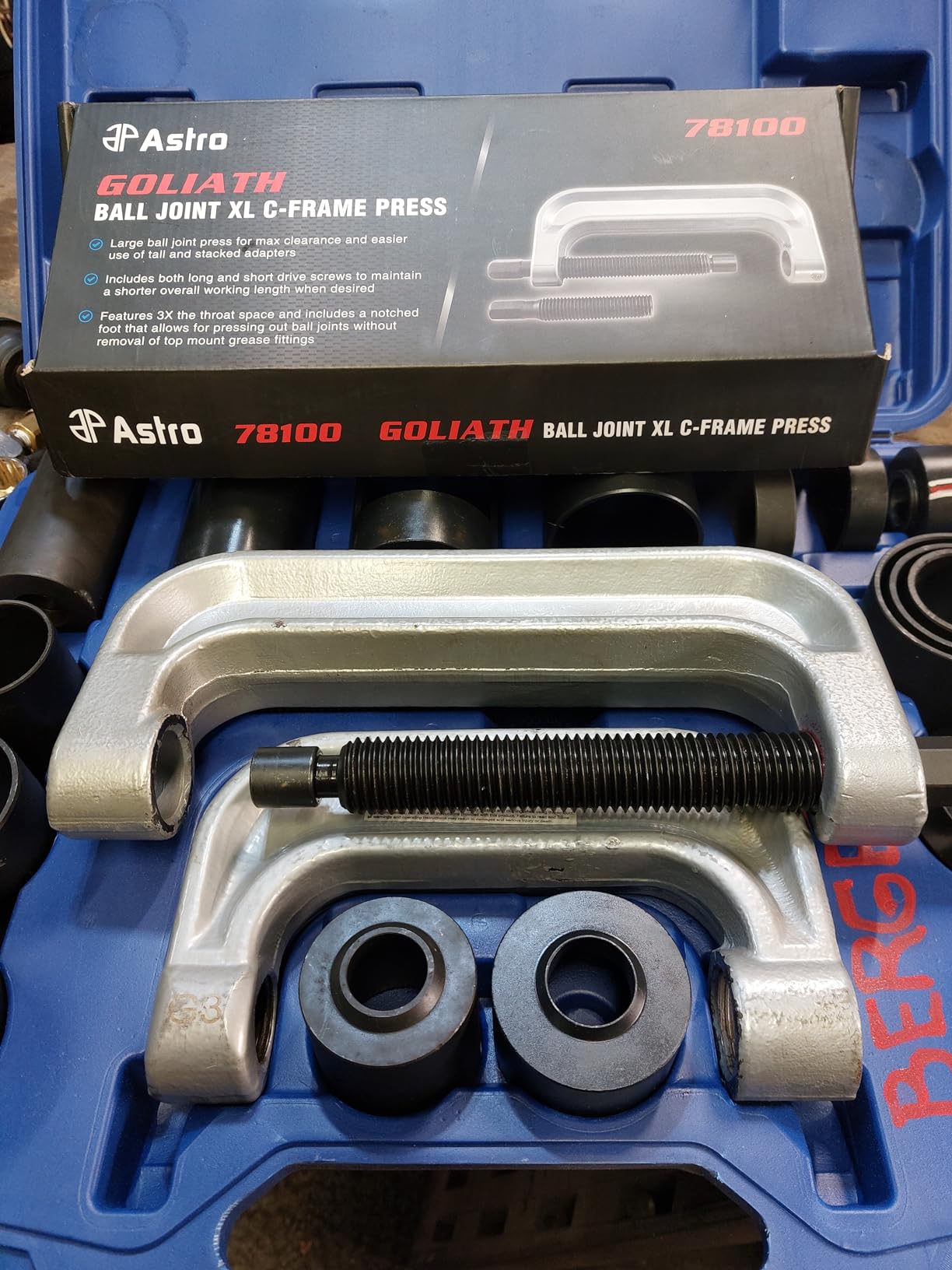 Astro Pneumatic Tool 7897 21Pc Ball Joint Service Tool and Master Adapter Set customer photo 1
