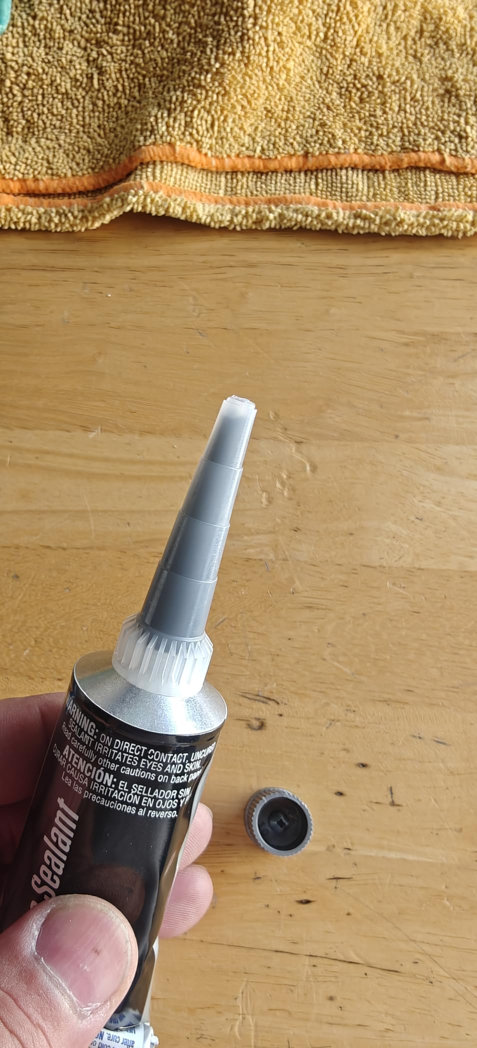 Permatex 81158 Black Silicone Adhesive Sealant, 3 oz. Tube, Pack of 1 customer photo 1