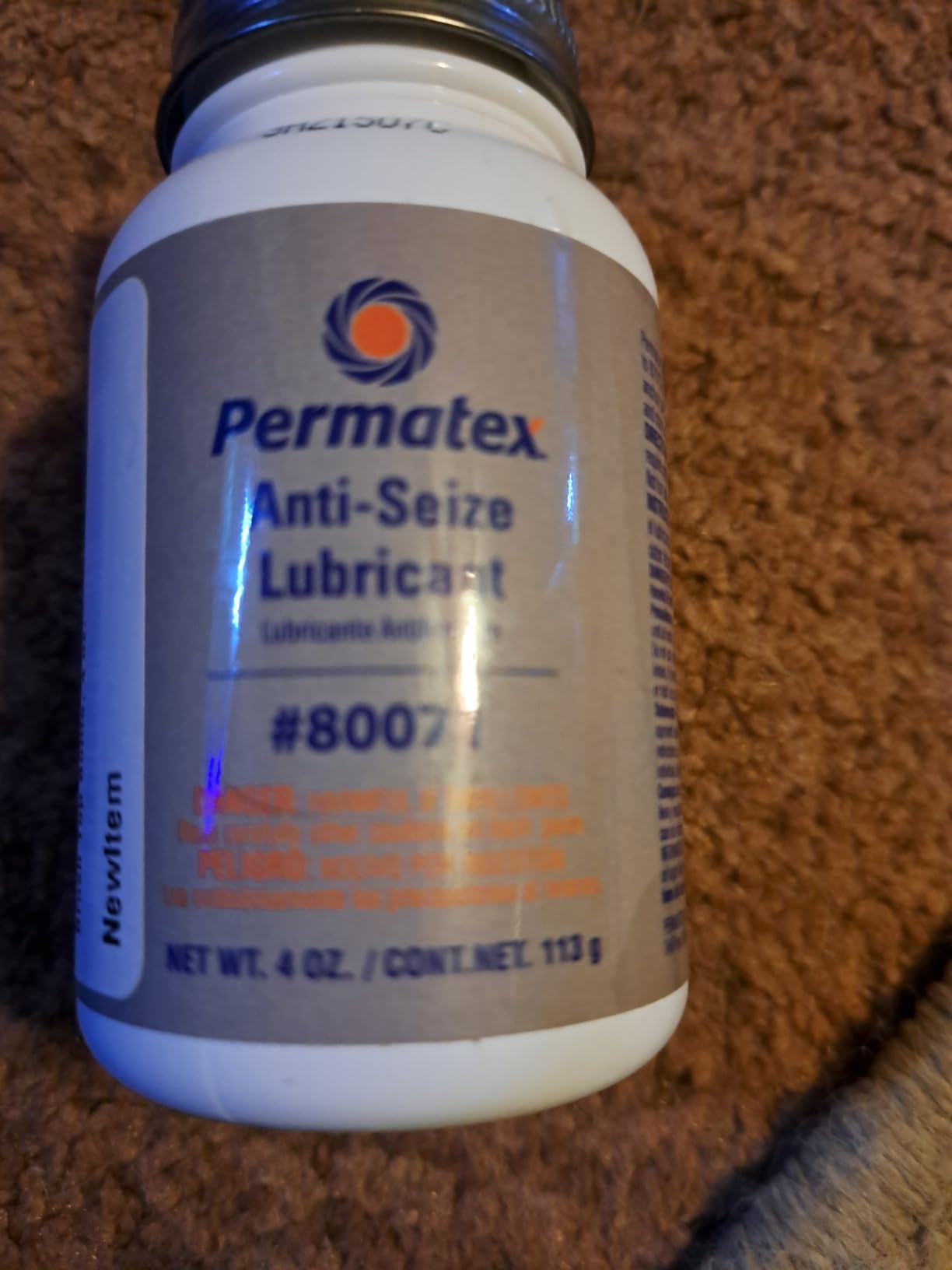 Permatex 80071 Anti-Seize Lubricant with Brush Top Bottle, 4 oz. customer photo 1
