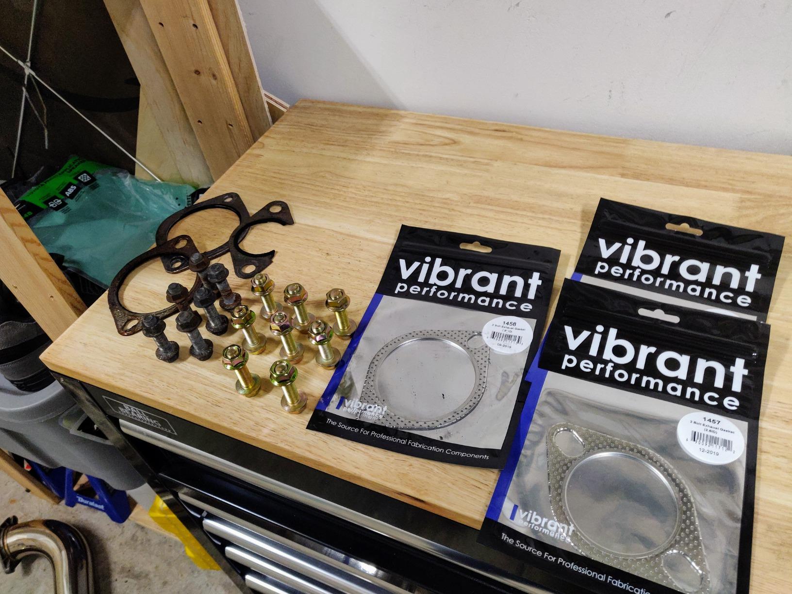Vibrant Performance 1458 2-Bolt High Temperature Exhaust Gasket, 3