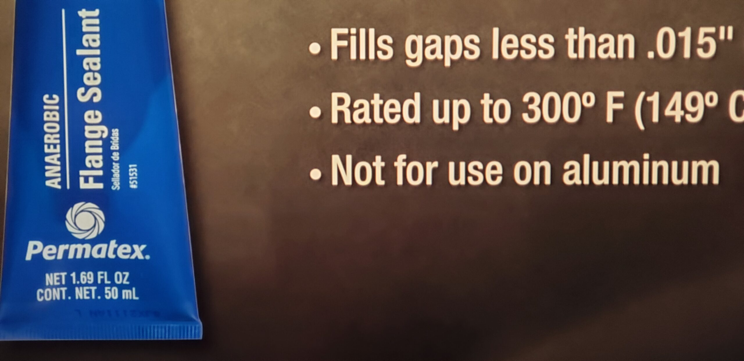 Permatex 51580 Anaerobic Flange Sealant, 300 ml Cartridge customer photo 2