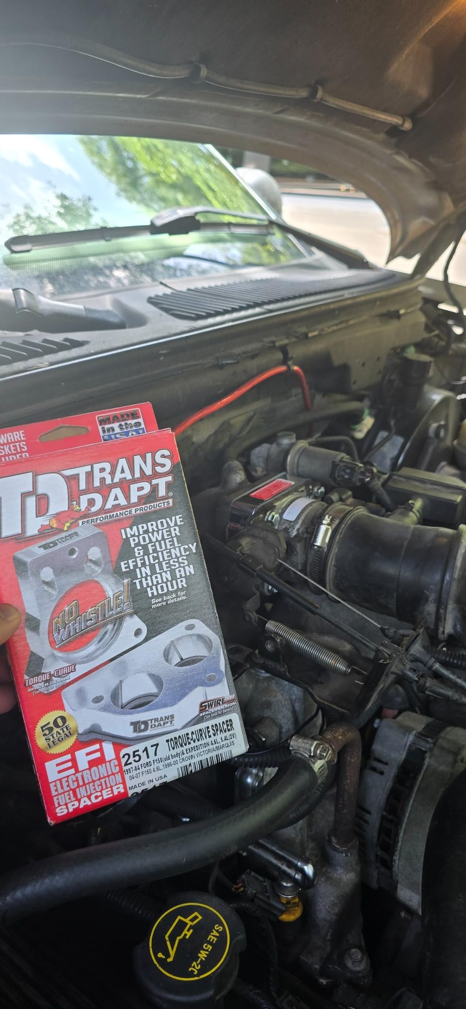 Trans-DAPT Performance 2517 Ford 4.6L FI Spacer 97-99 customer photo 1