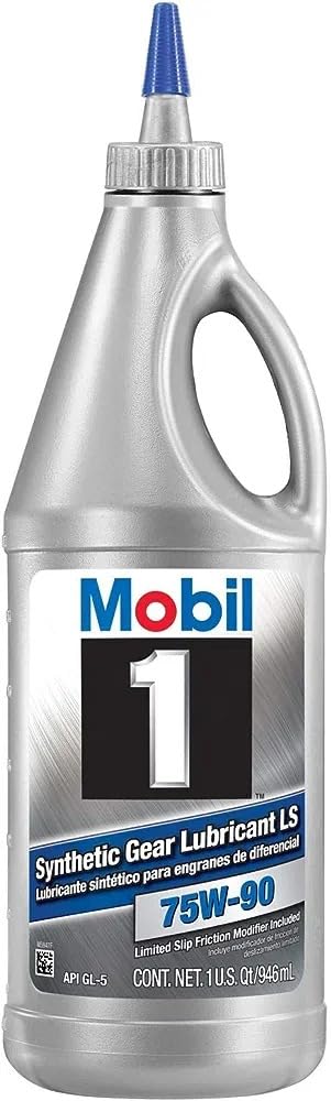 Mobil 1 Gear Oil, 75W90, Limited Slip Additive, Synthetic, 1 qt Bottle customer photo 1
