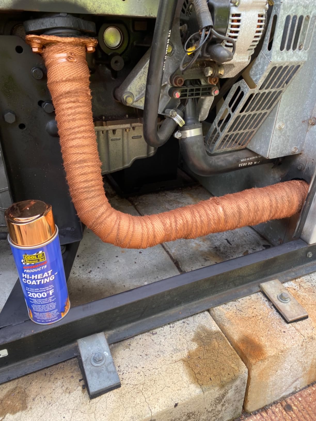 Thermo-Tec 12003 Copper High Heat Wrap Coating customer photo 1