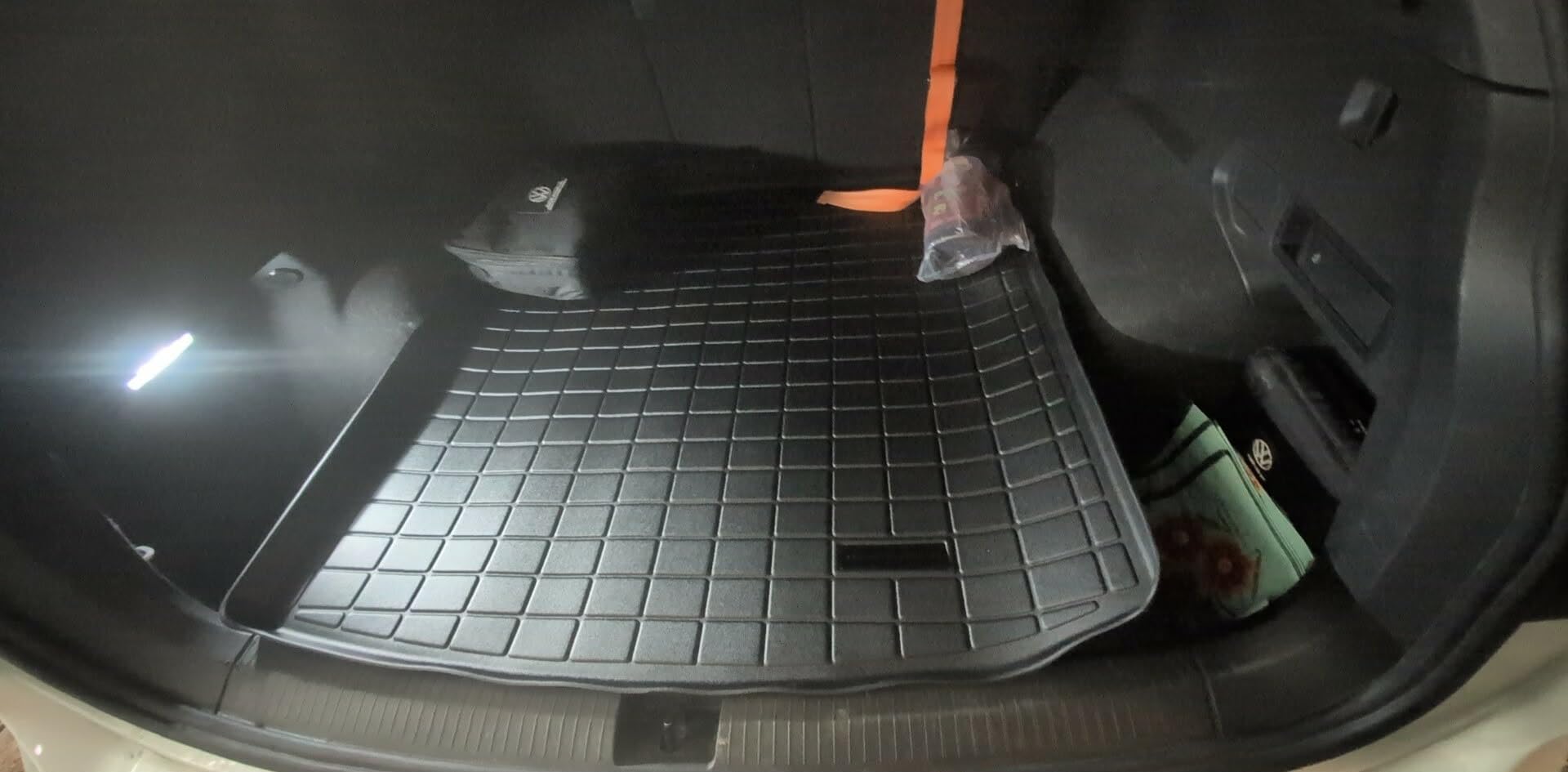 WeatherTech Cargo Trunk Liner for VW Tiguan, Behind 2nd Row (40975), Black customer photo 1