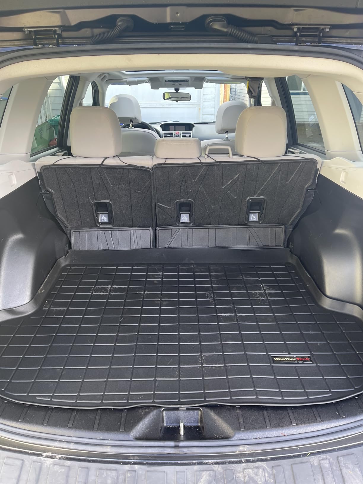 WeatherTech Cargo Trunk Liner for Subaru Forester, Behind 2nd Row (40628), Black customer photo 1