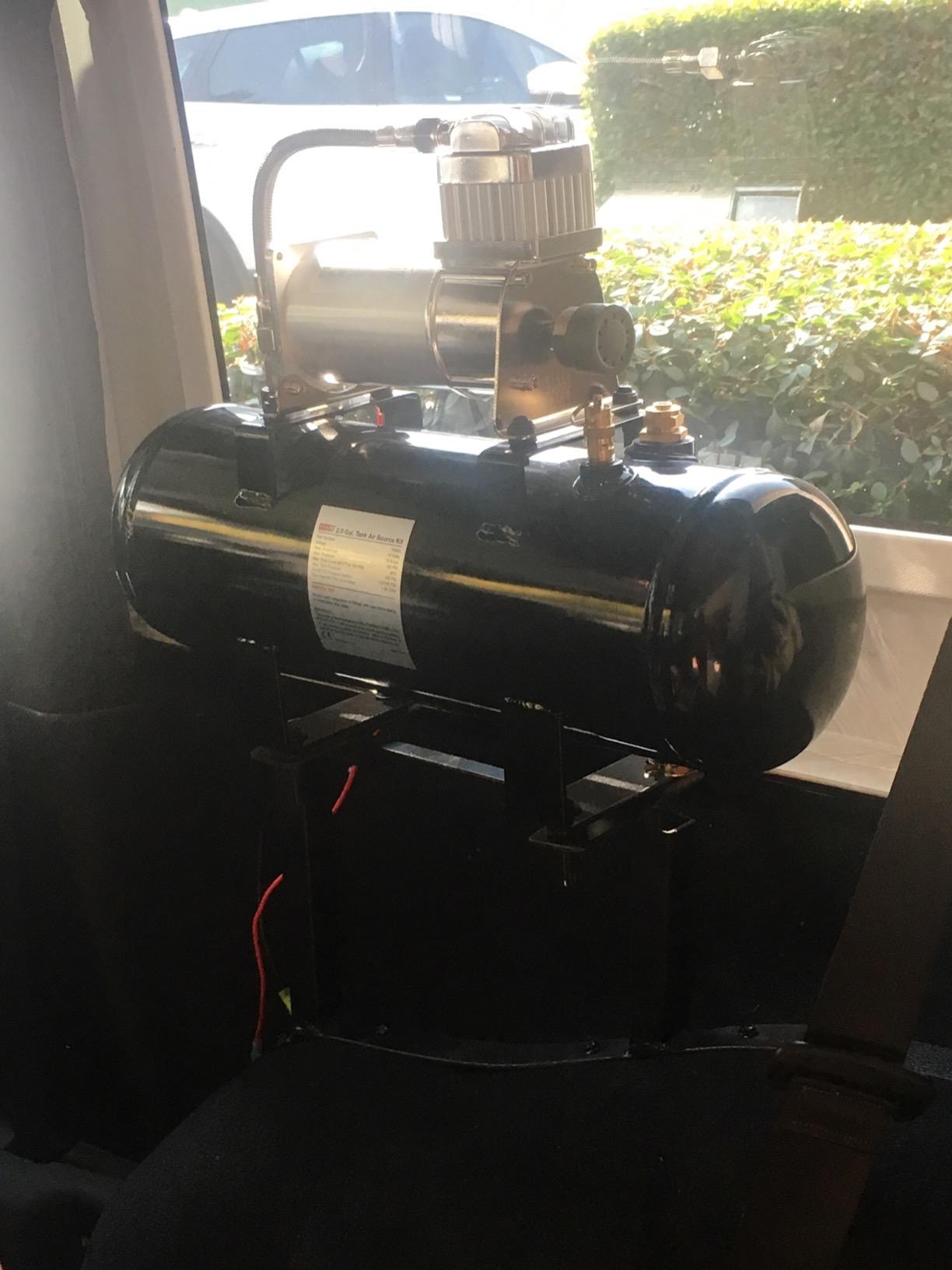 VIAIR 150 PSI High-Flow Air Source Kit | Portable On Board Air Compressor with 2 Gallon Tank for Truck, Air Horns, Suspension, Air Locker customer photo 2