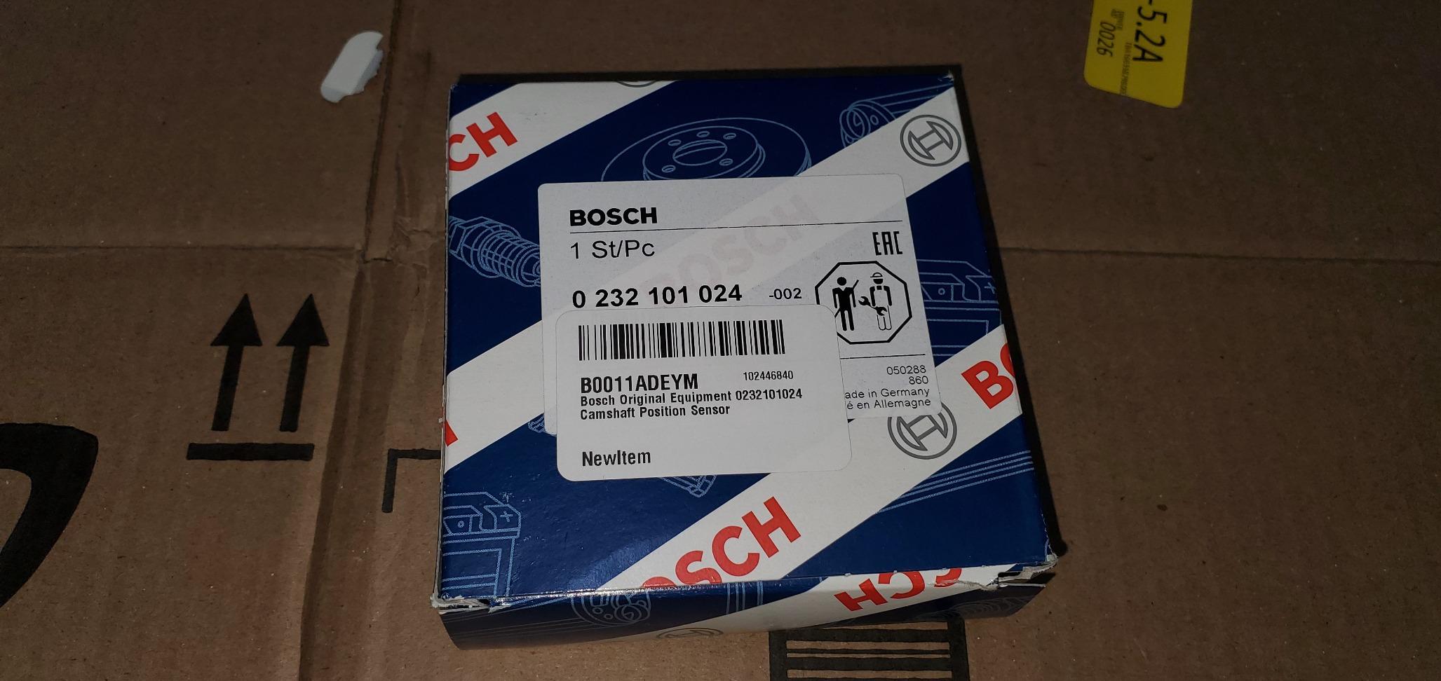 Bosch 0232101024 Original Equipment Camshaft Position Sensor for Audi VW customer photo 1