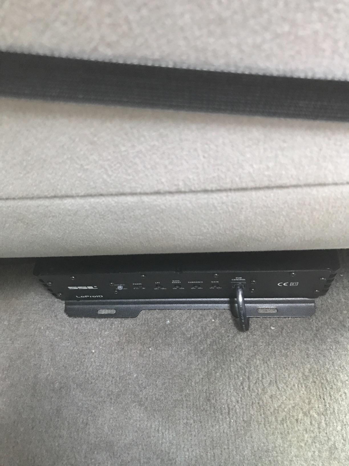 Sound Storm Laboratories LOPRO10 Powered Under Seat Car Subwoofer - 1200 Watts Max, Single 2.6 Ohm, Voice Coil, Built in Amp, Low Profile, Remote Subwoofer Control customer photo 1