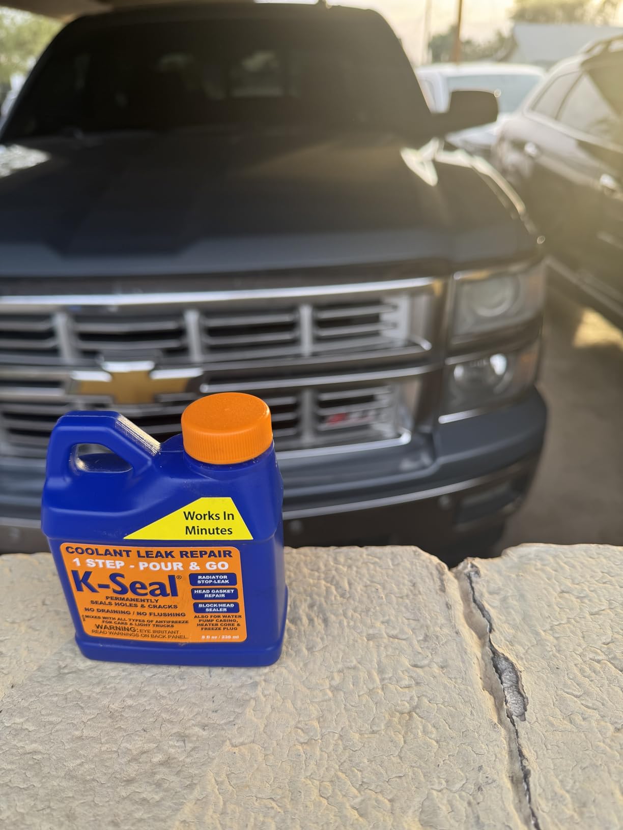 K-Seal ST5501 Multi-Purpose One Step Permanent Coolant Leak Repair, 8oz, Pour and Go, Mixes with All Antifreeze, No Flushing Required customer photo 1