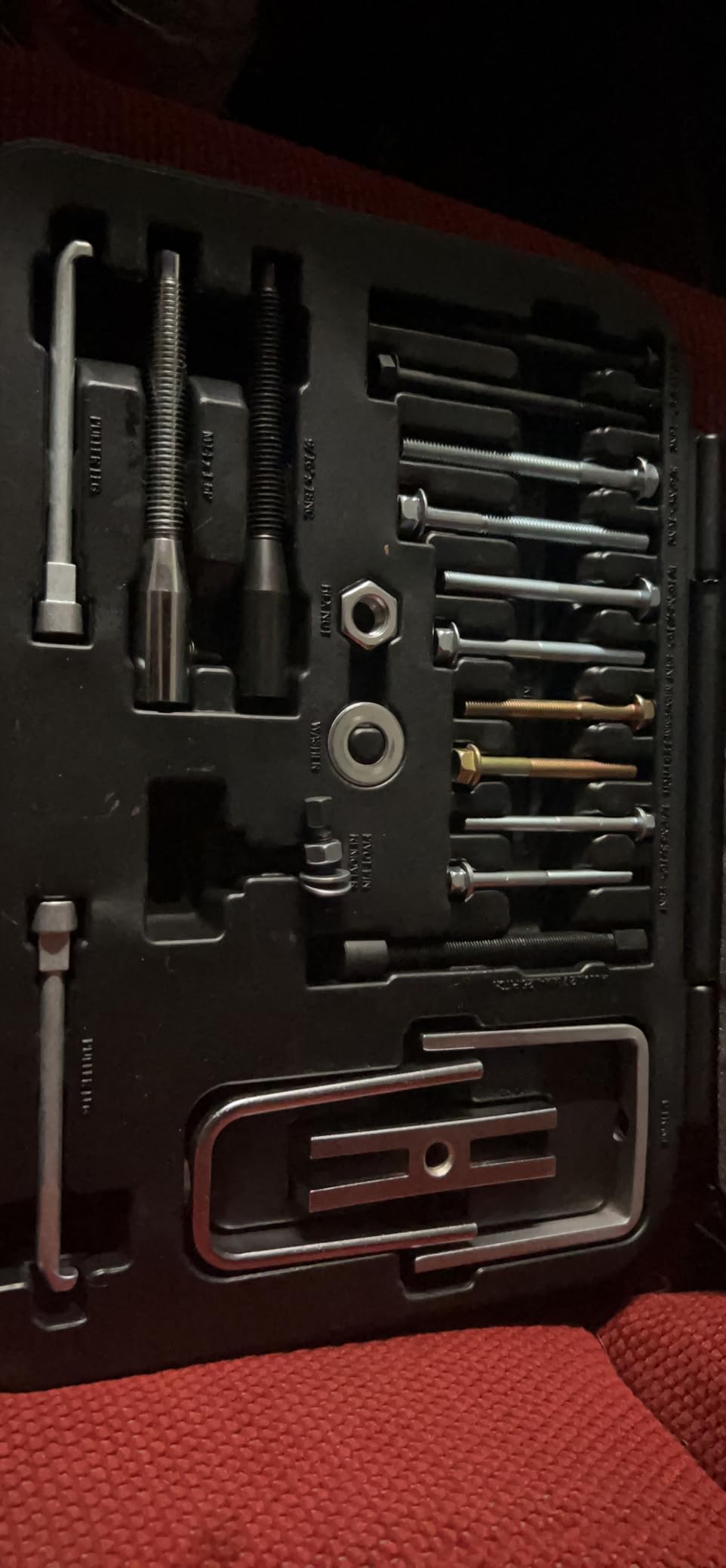 Powerbuilt Master Steering Wheel and Lock Plate Puller Kit, Foreign and Domestic Vehicles, 16 Piece Car Repair Tool Set - 648748 customer photo 2