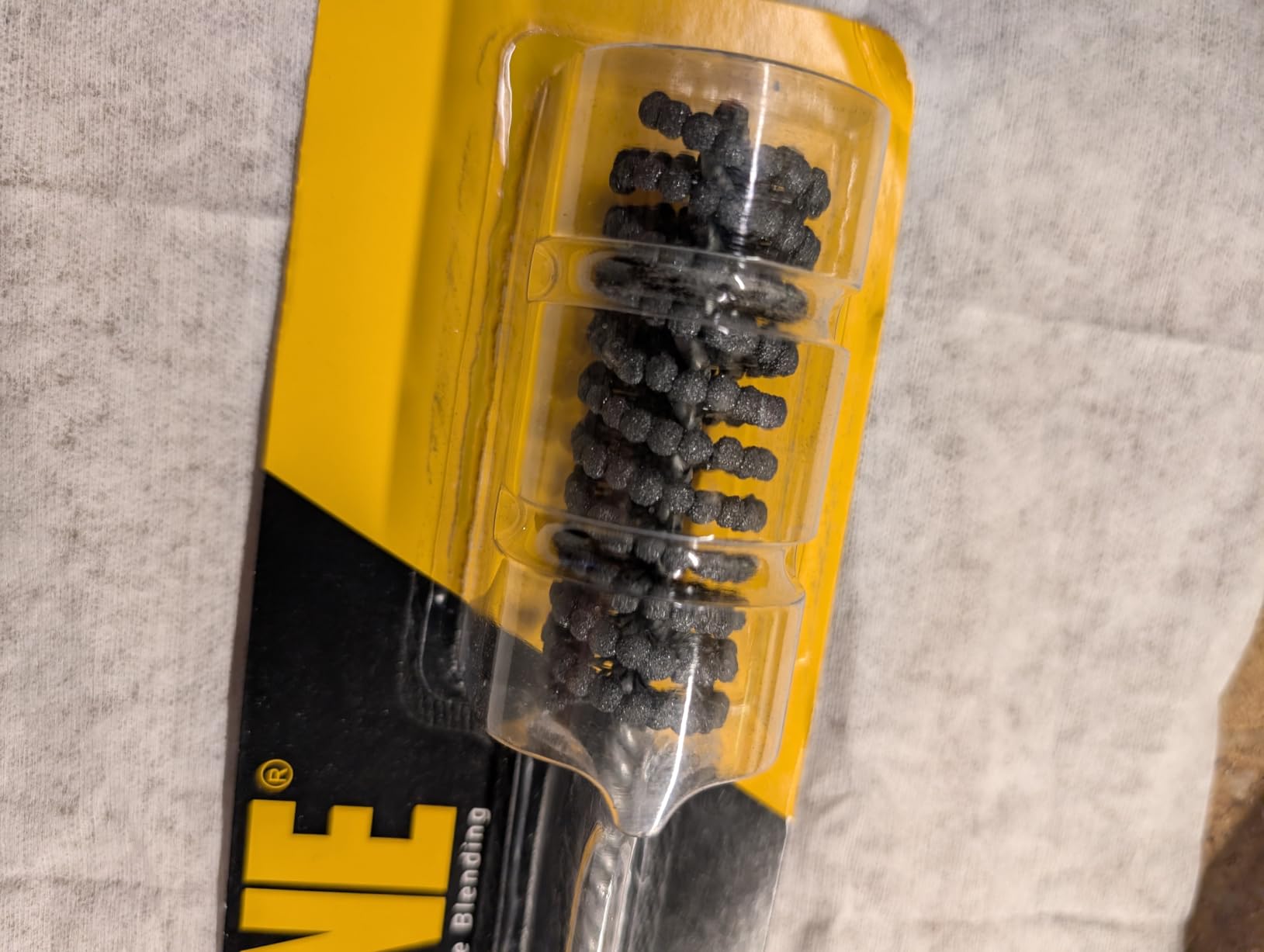Brush Research BC10018 FLEX-HONE, 1 inch (25.4mm) Diameter, 180 Grit, Silicon Carbide, For Mild Steel, Stainless Steel, Cast Iron and Softer Ferrous Materials customer photo 1