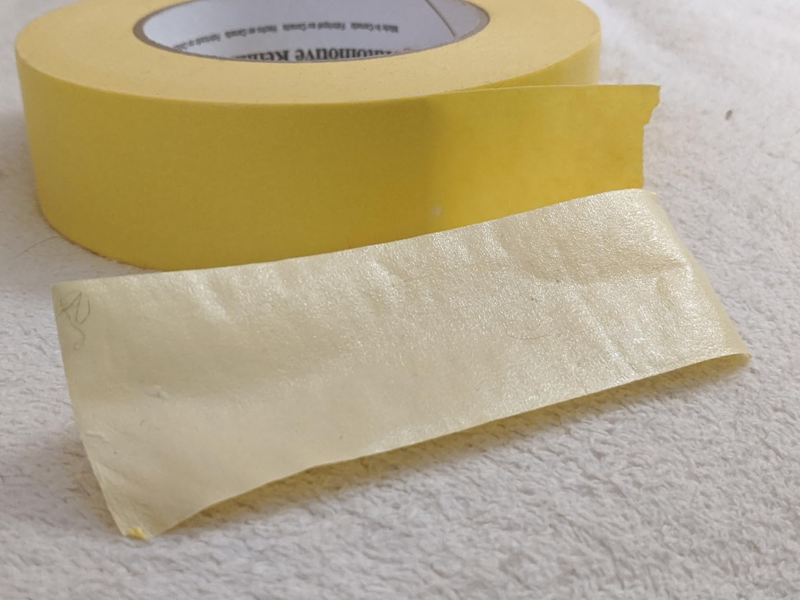 3M Automotive Refinish Masking Tape 388N, 36 mm x 55 m, Yellow, Crepe Backing, Moisture Resistant, Multi-Purpose customer photo 1