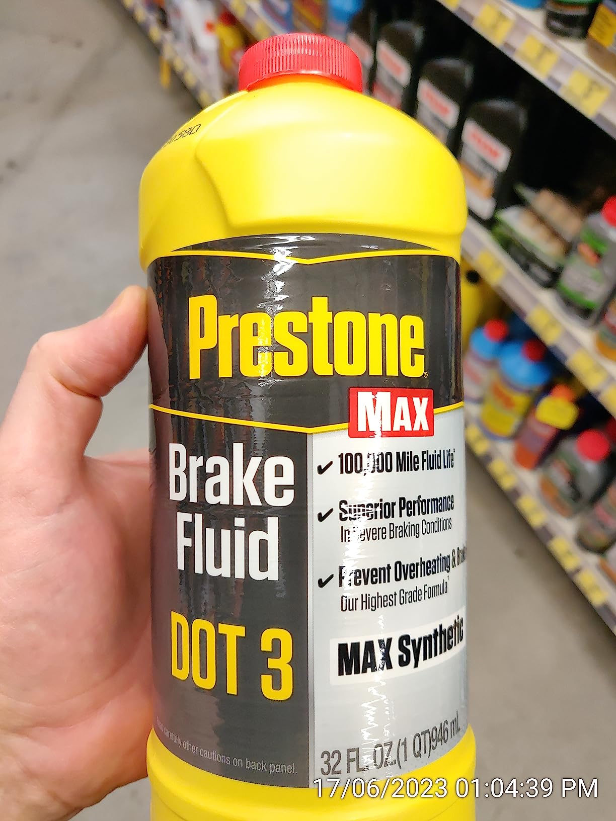 Prestone AS401 DOT 3 Synthetic Brake Fluid - 32 oz. customer photo 2