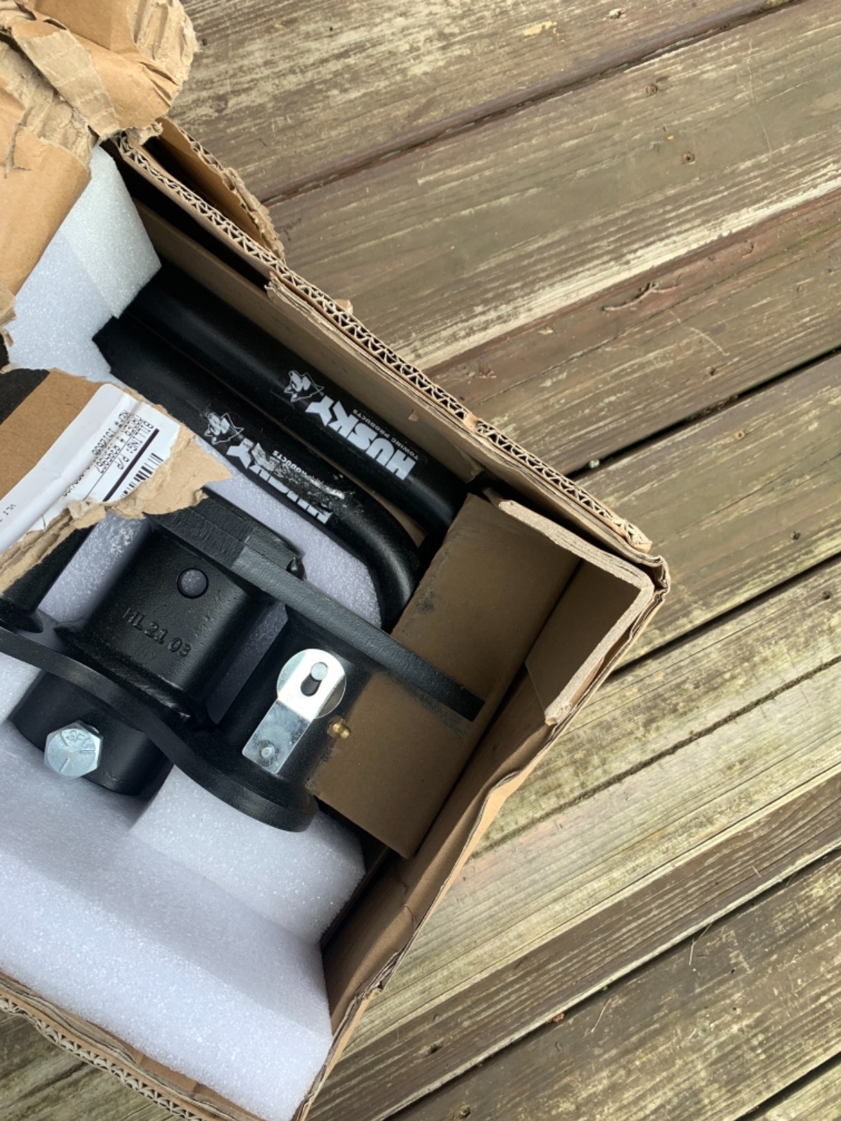 Husky 31423 Round Bar Weight Distribution Hitch with Bolt-Together Ball Mount/Shank Assembly 1200 Lbs Max Tongue customer photo 2