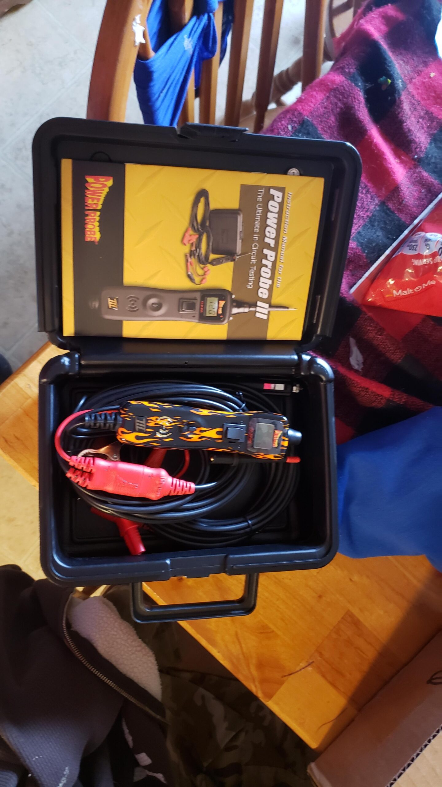 Power Probe III w/Case & Accessories - (PP319FTC) [Car Automotive Diagnostic Test Tool, Digital Volt Meter, AC/DC Current Resistance, Circuit Tester] (Red) customer photo 1