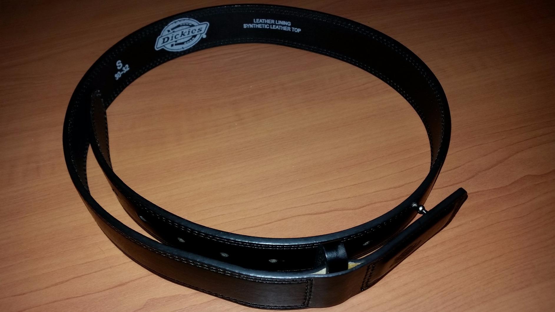 Dickies Men's Dickies Unisex Leather Mechanic No-Scratch Work Belt - Buckleless, Snap-On Belt customer photo 1