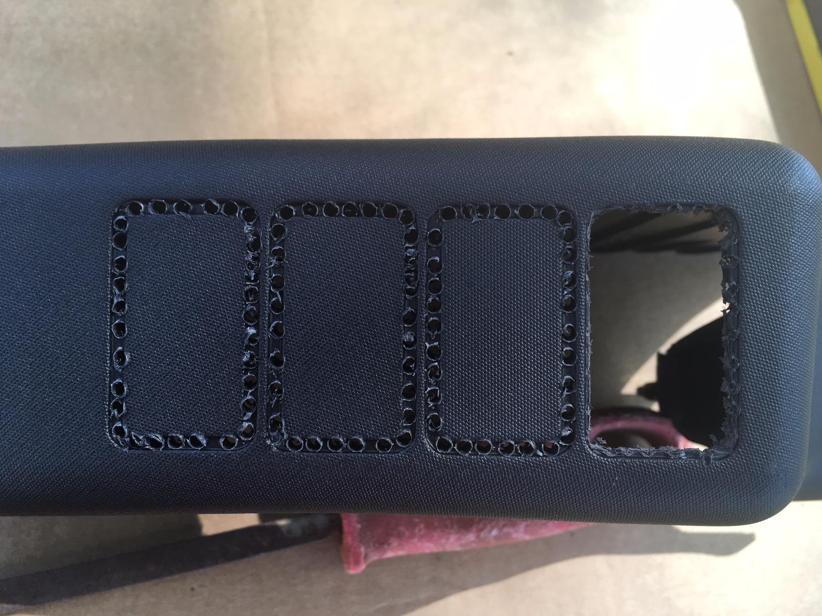 Rugged Ridge Switch Pod for Jeep Wrangler JK | Thermoplastic Olefin (TPO), Grey | 17235.58 | Fits 2011-2018 Jeep Wrangler JK customer photo 2