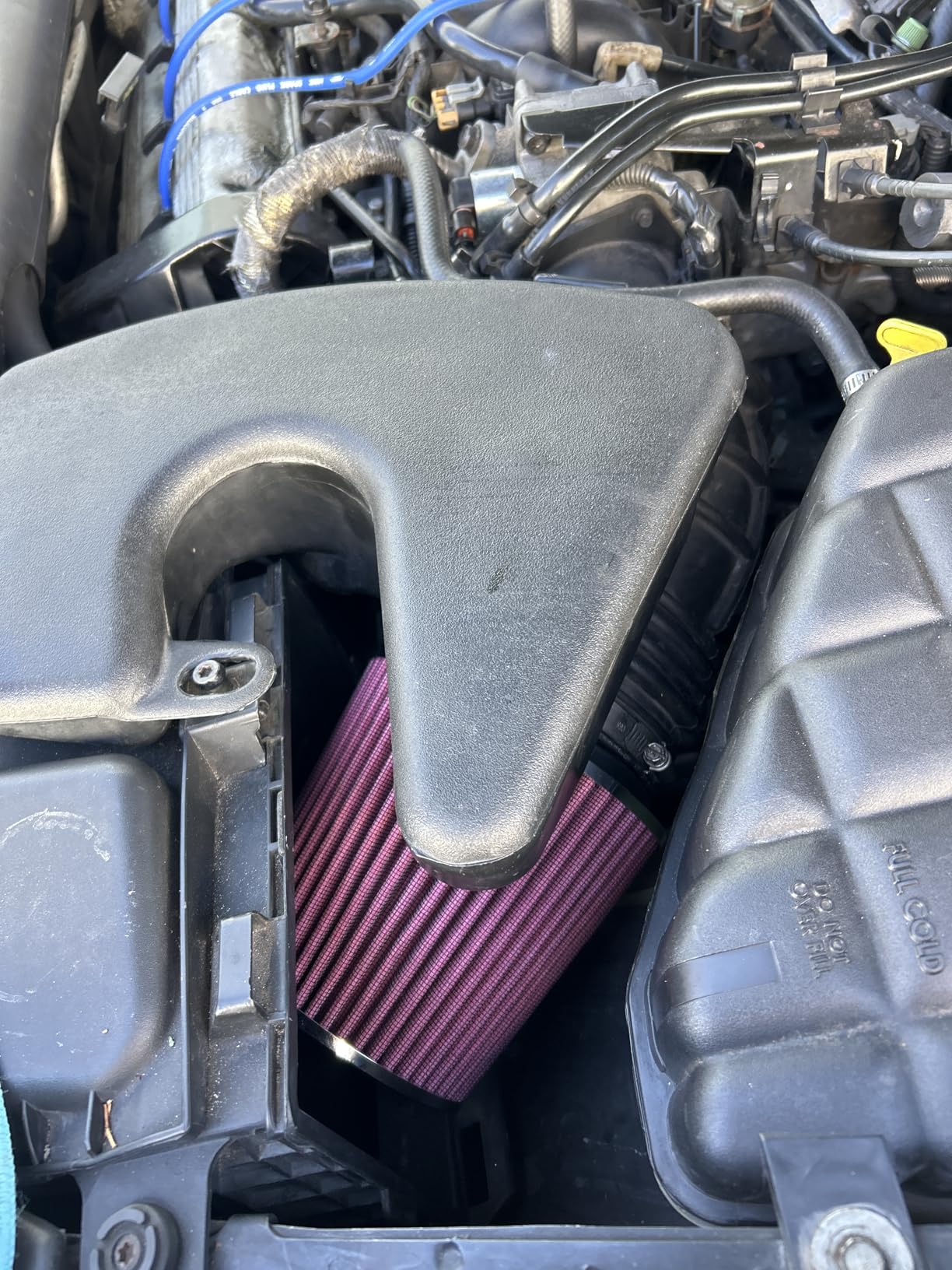 K&N High-Flow Original Lifetime Universal Clamp-On Air Filter: High Performance, Premium: Flange Diameter: 4 In, Filter Height: 5.5 In, Flange Length: 1.125 In, Shape: Round Tapered, RG-1001RD customer photo 1