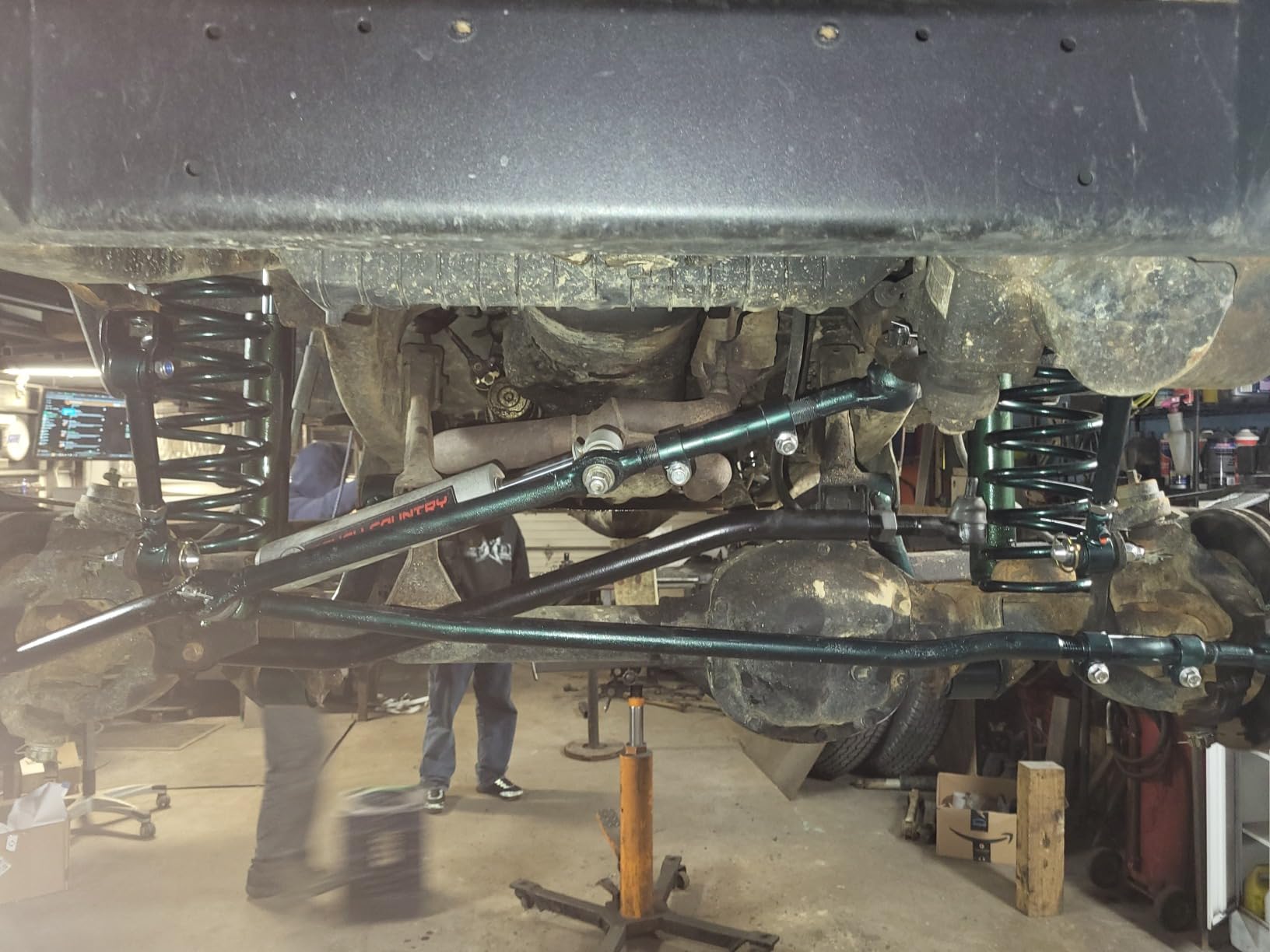 Rough Country Front Adjustable Track Bar for Jeep Wrangler/Cherokee XJ - 7572 customer photo 2