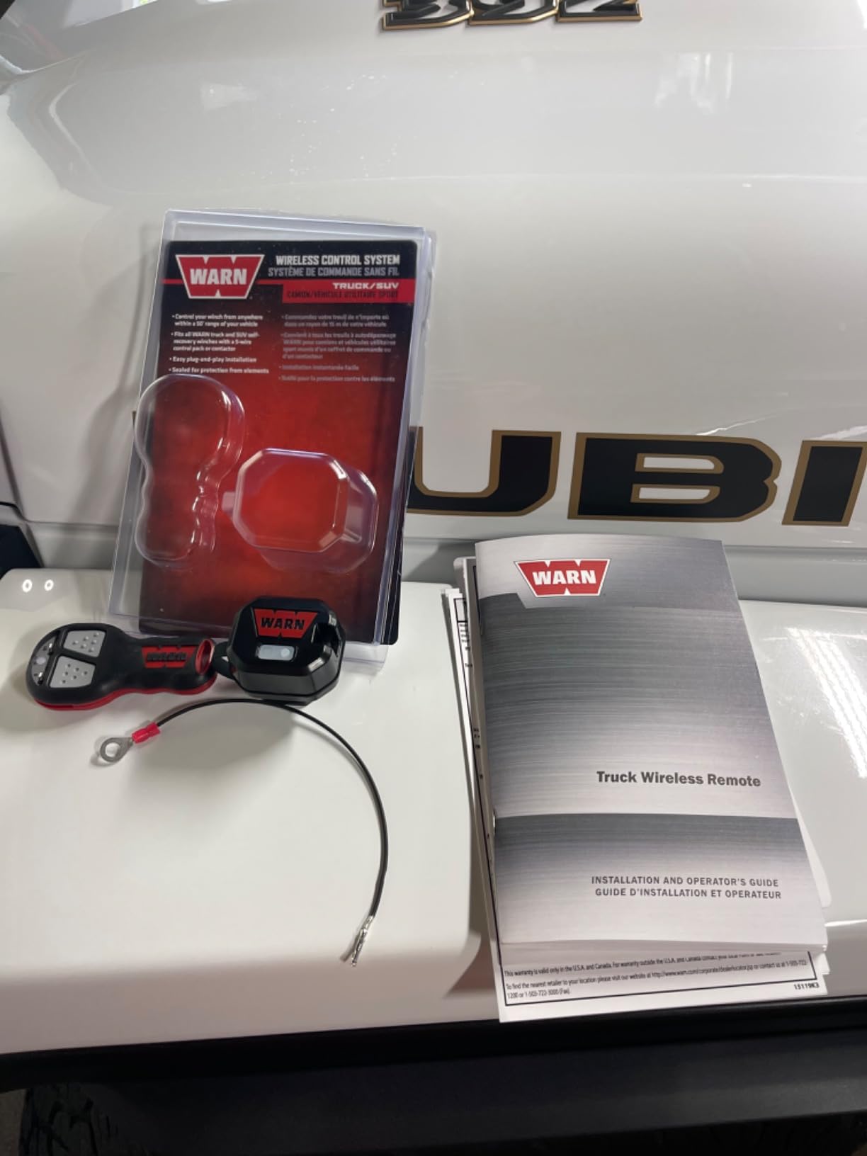 WARN 90287 Wireless Remote Control System for Truck and SUV Winches - Includes Wireless Transmitter and Receiver for Easy, Safe, Long‑Distance Winch Operation customer photo 1