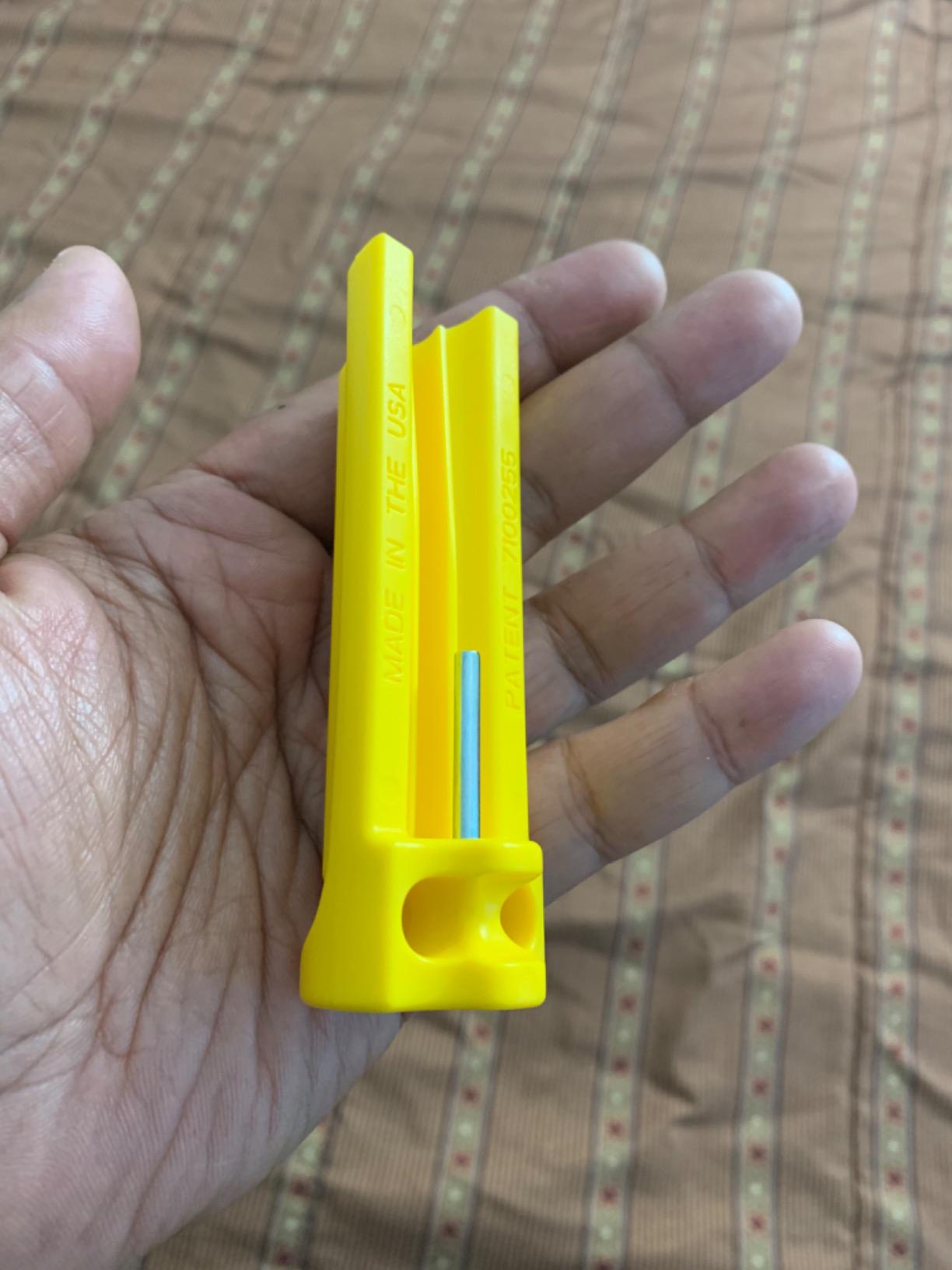 Hinge Outlet Door Hinge Pin Remover Tool - Easily Removes Stuck or Tight Pins - Heavy-Duty Steel Pin with Durable Plastic Body - Made in USA - Compatible with Most Door Hinges customer photo 1