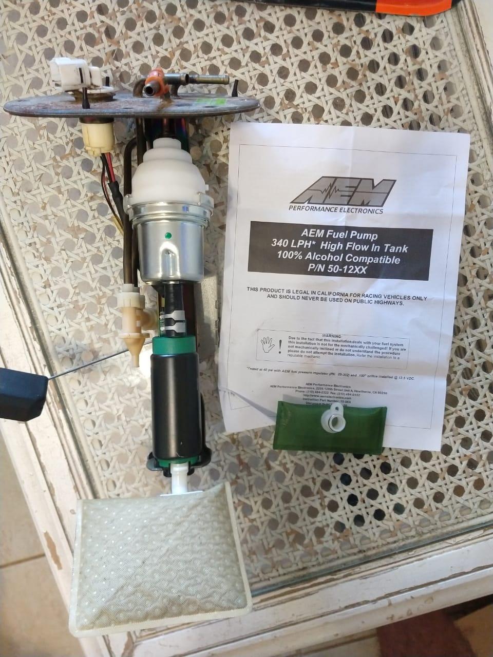 AEM 50-1200 E85 In-Tank Fuel Pump, Black, 4.055 x 1.535 x 1.535 inches customer photo 2
