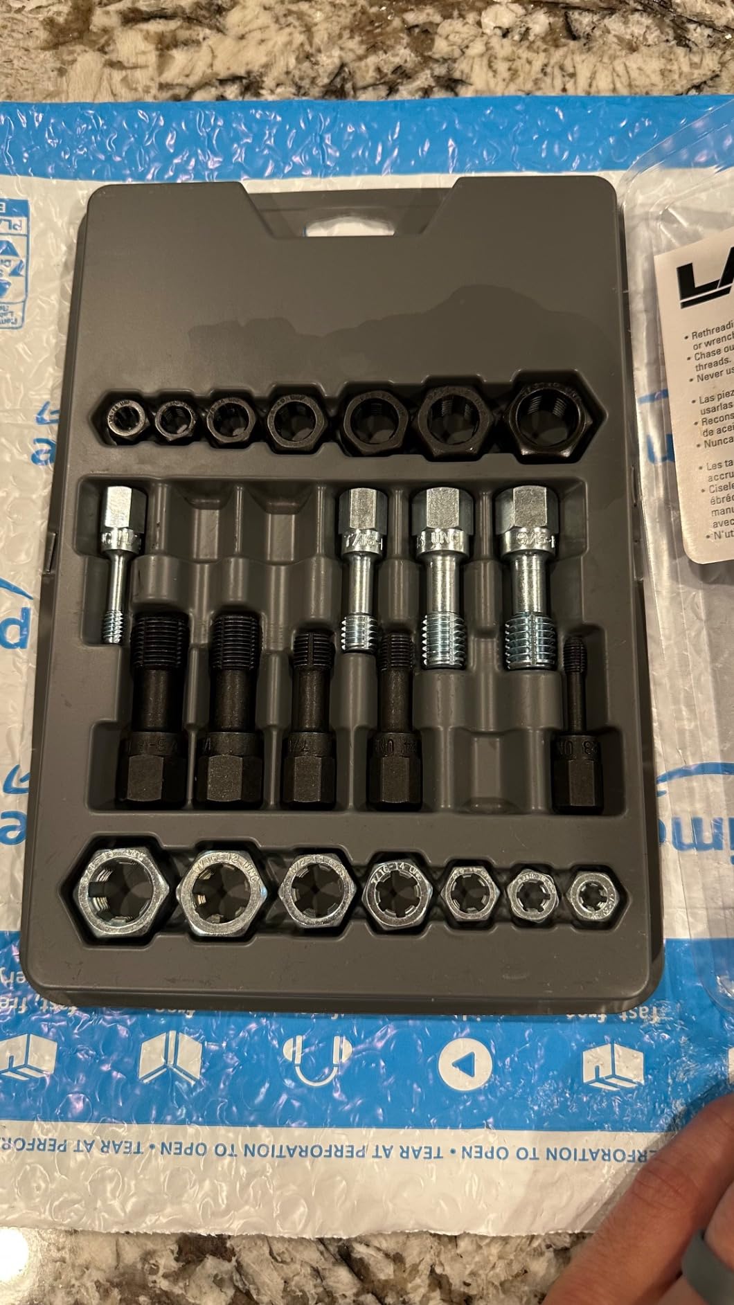 Lang Tools 2581 26-Piece Thread Restorer Tap and Die Set customer photo 1