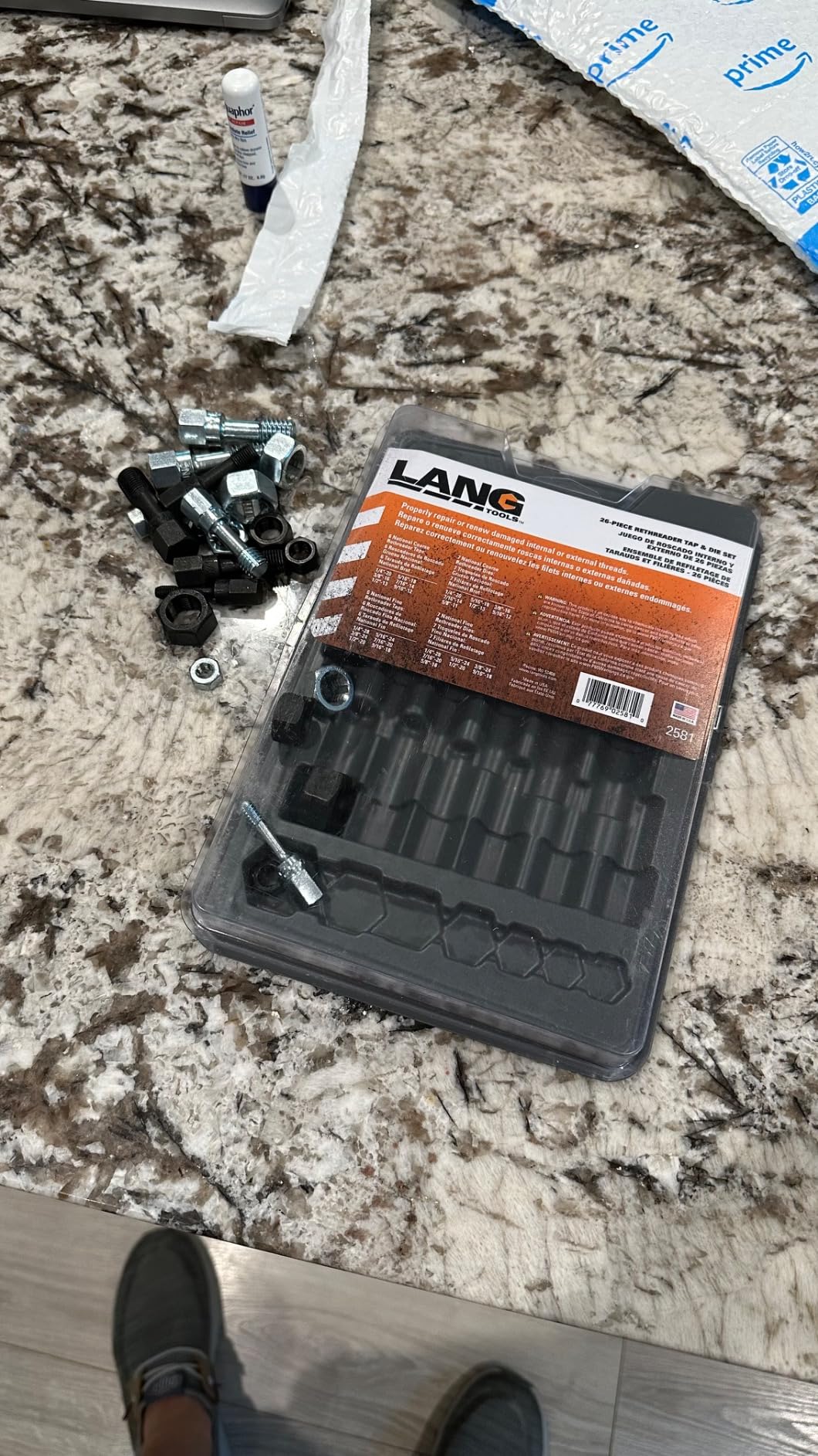 Lang Tools 2581 26-Piece Thread Restorer Tap and Die Set customer photo 2