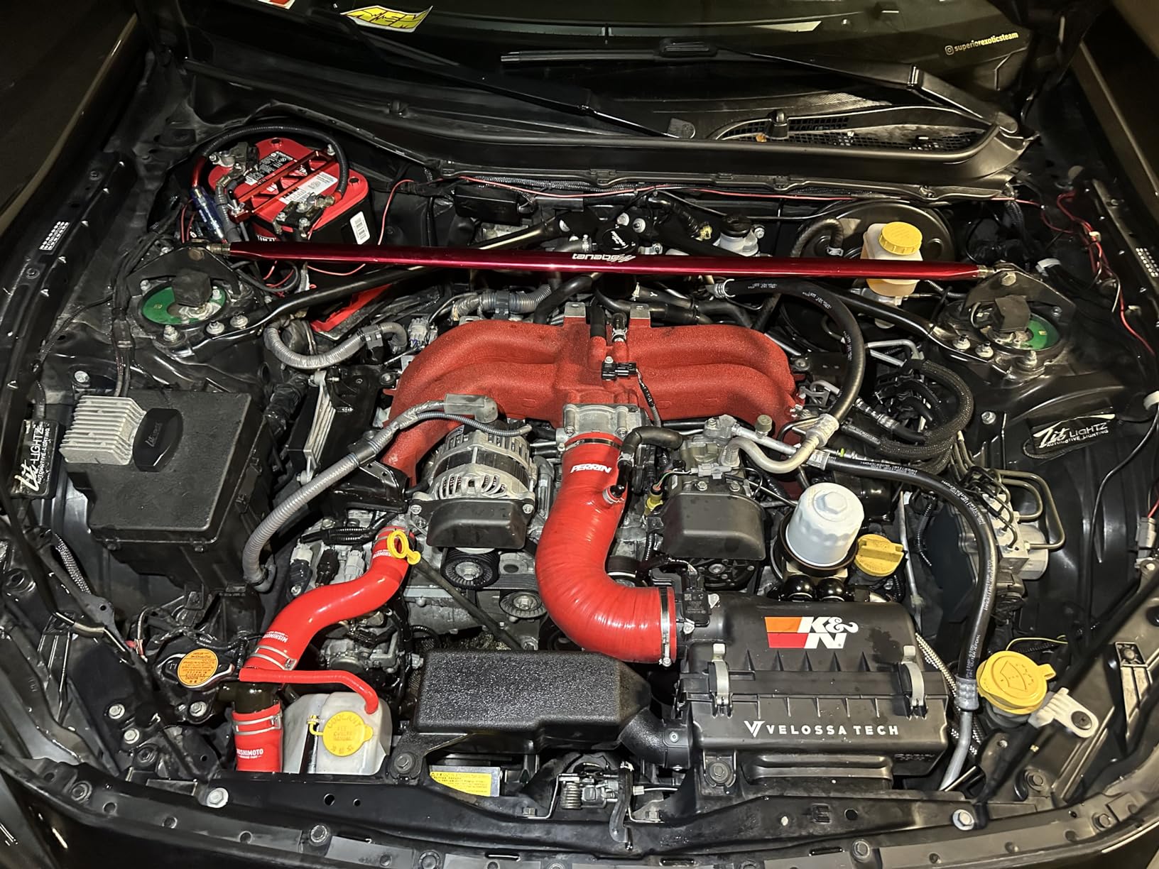 Mishimoto MMHOSE-BRZ-13BK Silicone Radiator Hose Kit Compatible With Subaru BRZ 2013+ Black customer photo 1