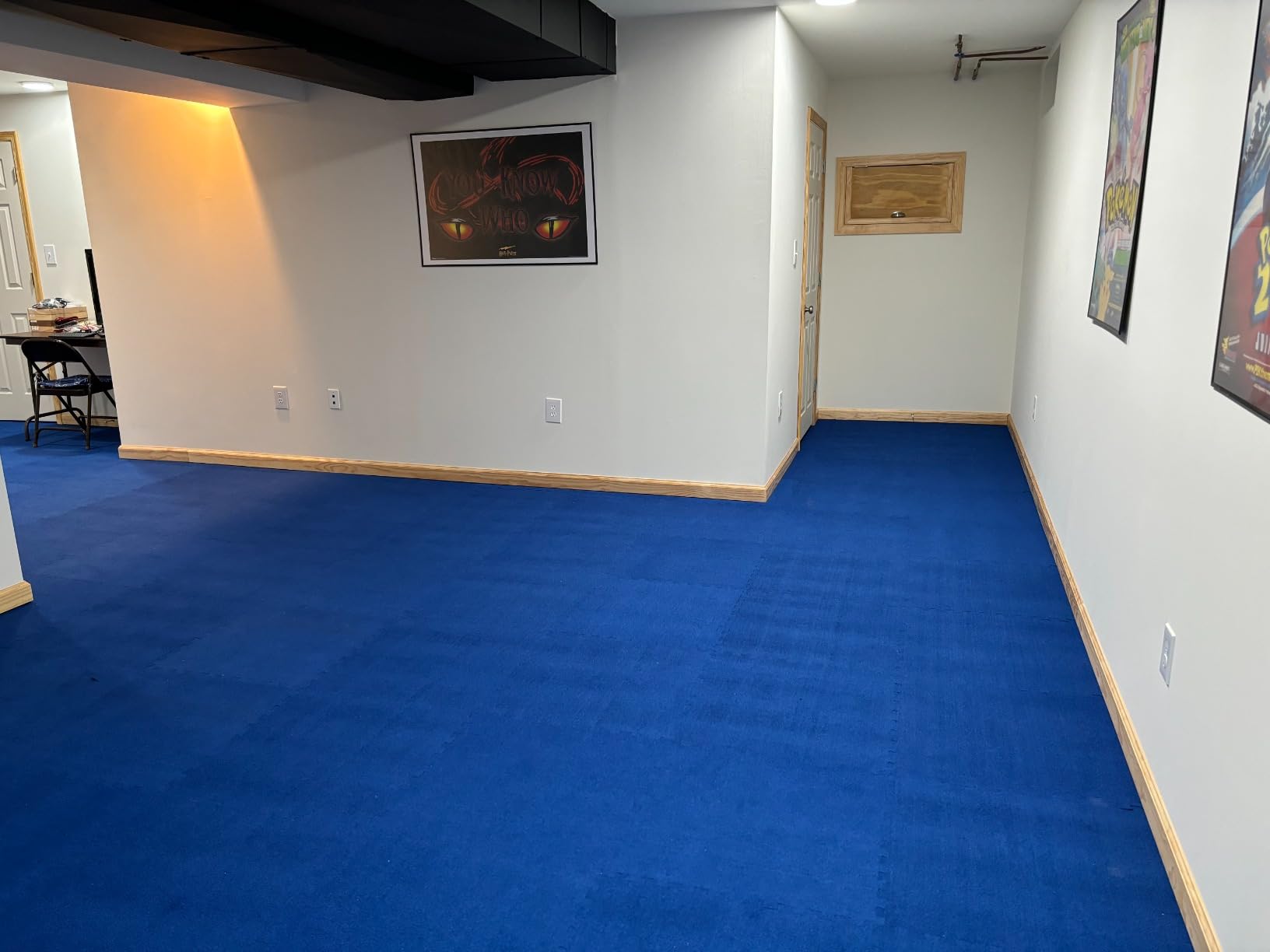 We Sell Mats 3/8 Inch Thick Interlocking Foam Carpet Tiles, Durable Carpet Squares for Home Office Classroom customer photo 1