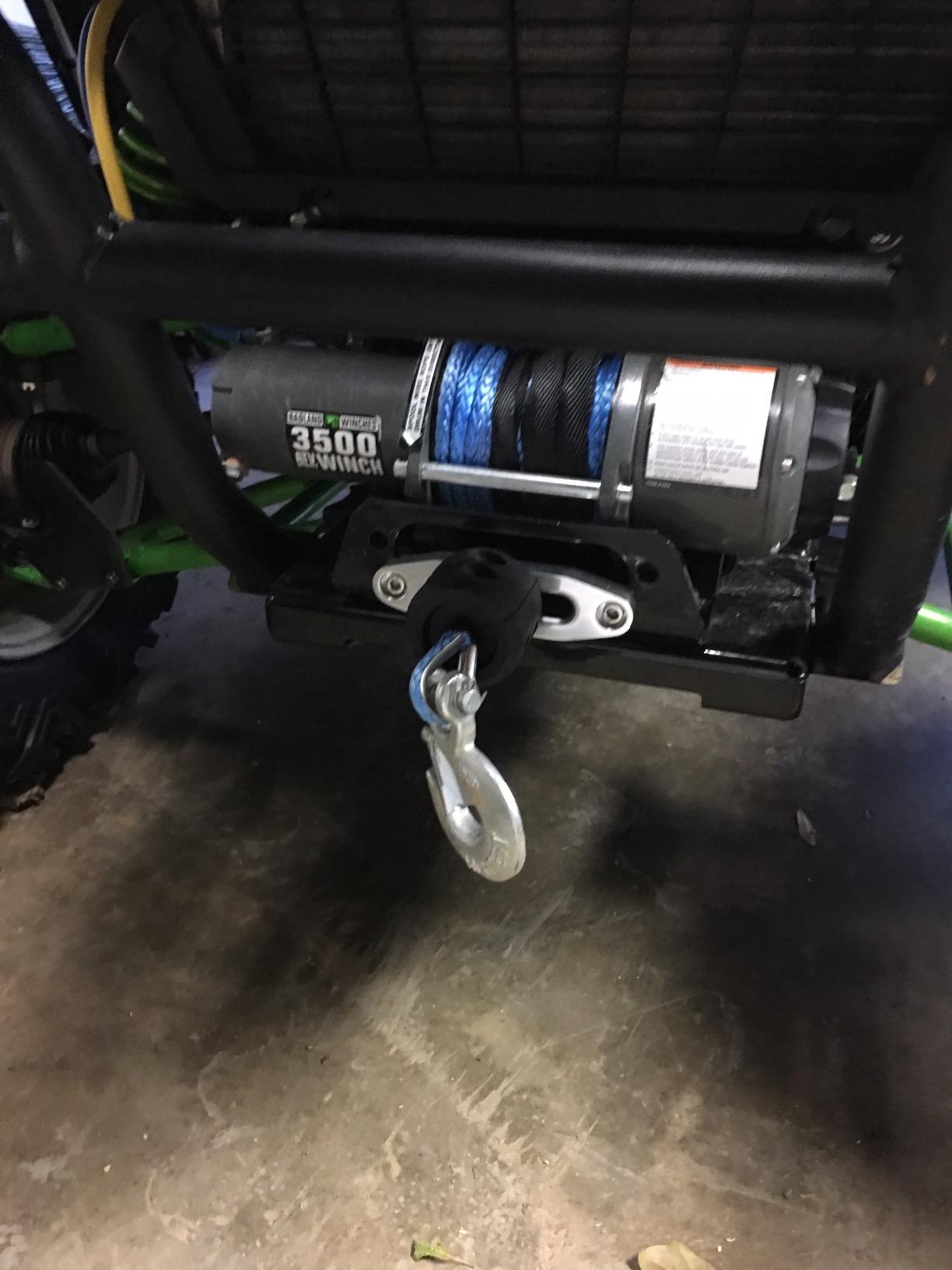 Extreme Max 5600.3096 MAGNA Polished Aluminum Universal ATV / UTV Hawse Fairlead for Synthetic Rope, SILVER customer photo 1